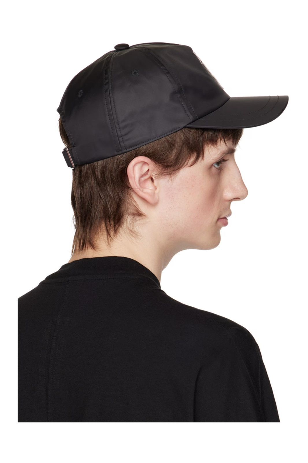 Champion × Rick Owens Rick Owen’s Black Champion Edition Baseball Cap Size ONE SIZE - 3 Thumbnail