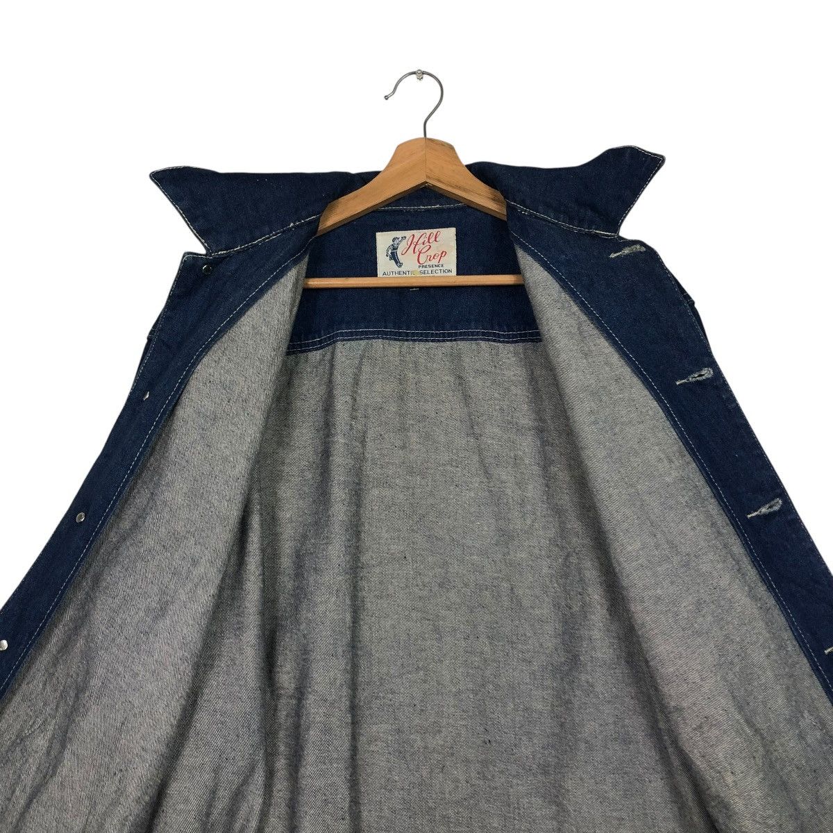 Japanese Brand 🔥VINTAGE DENIM CHORE JACKET HILL CROP POCKET ISSEY MIYAKE Size US M / EU 48-50 / 2 - 15 Thumbnail