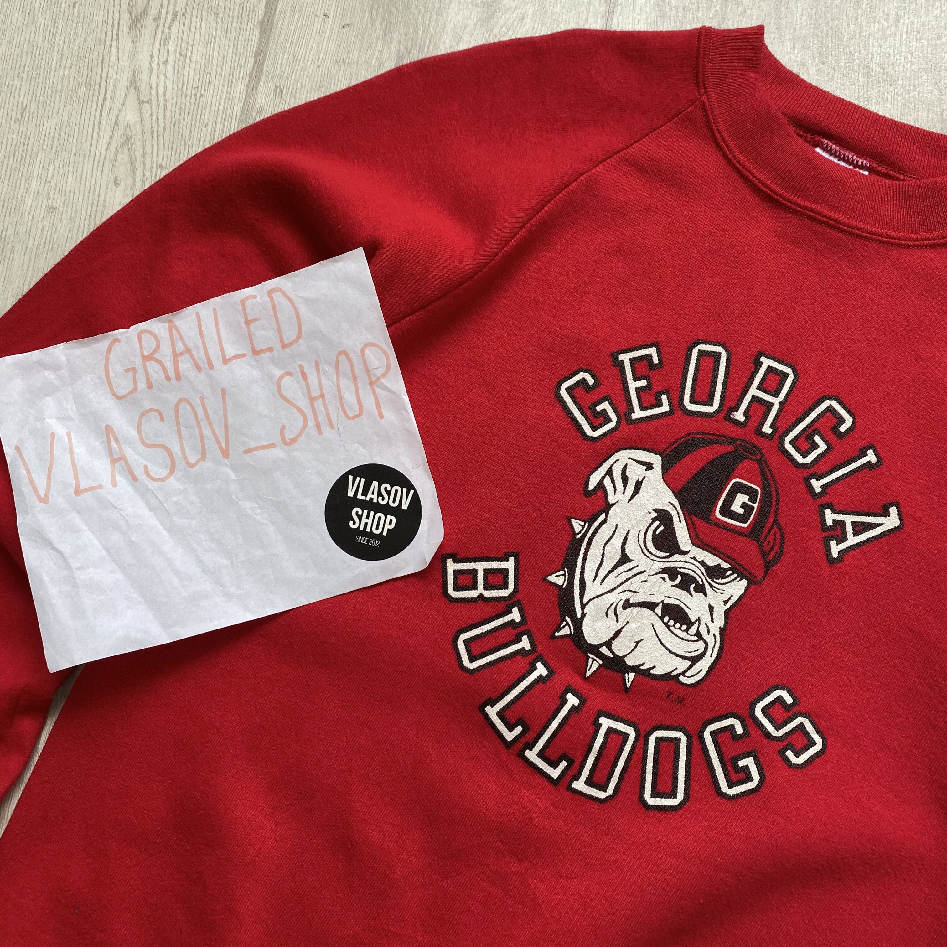Russell Athletic 🐶Vintage 80s USA Georgia Bulldogs College Sweatshirt Size US S / EU 44-46 / 1 - 7 Thumbnail