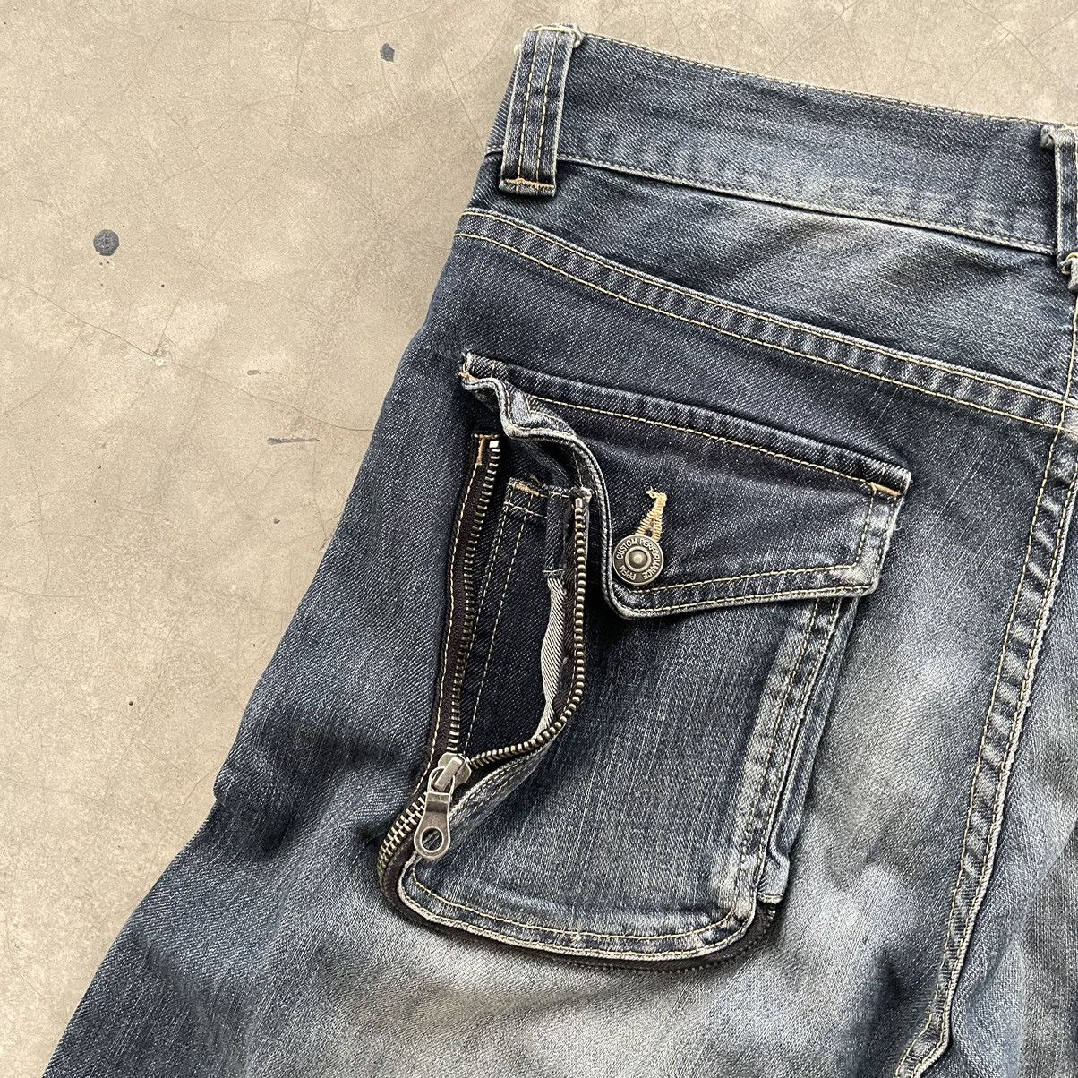 PPFM Vintage Distress PPFM Bondage Banana Curve Cut Punk Denim Size US 31 - 10 Thumbnail