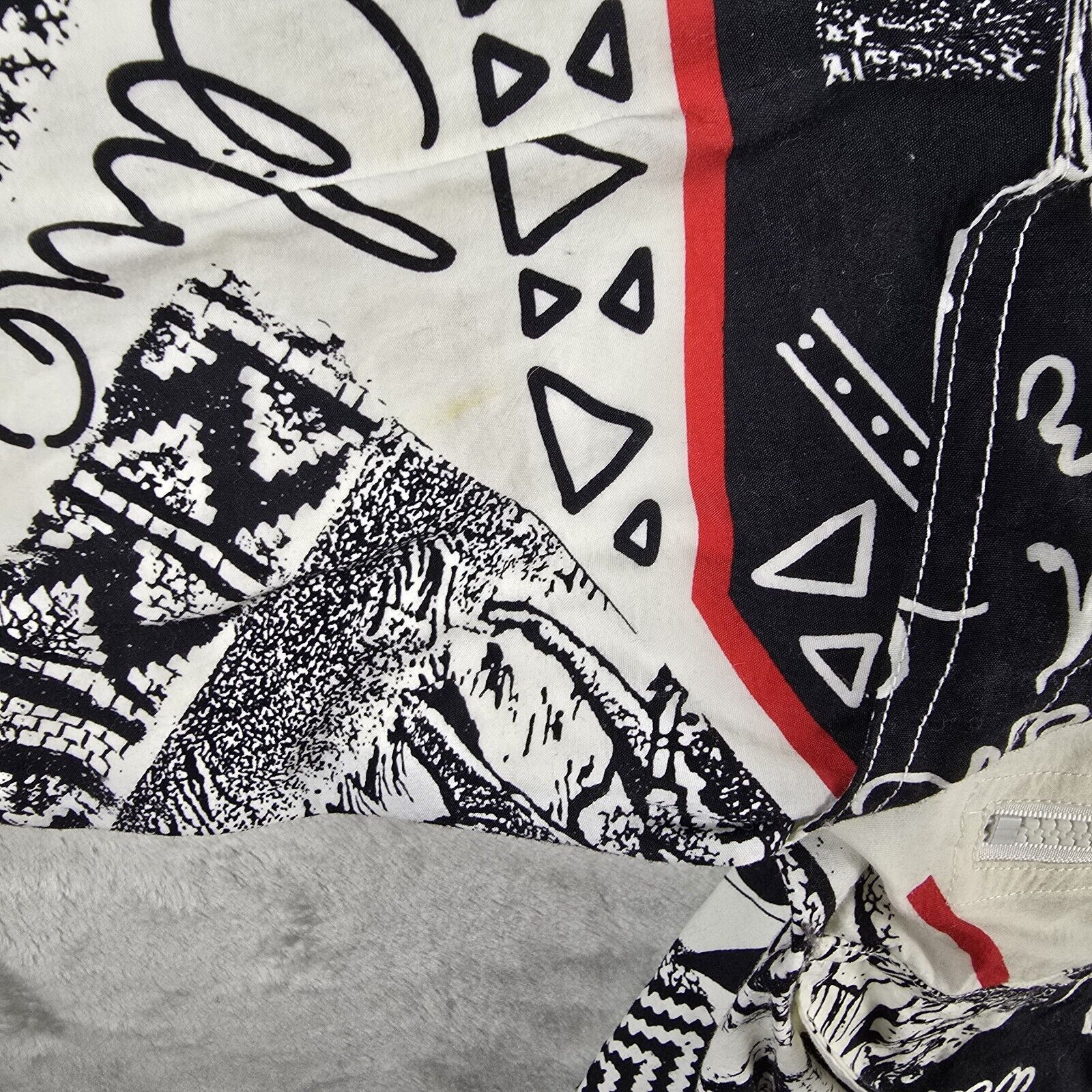 Vintage Vintage 80s Move Sport Small Jacket Graffiti Print AOP Size S / US 4 / IT 40 - 15 Thumbnail