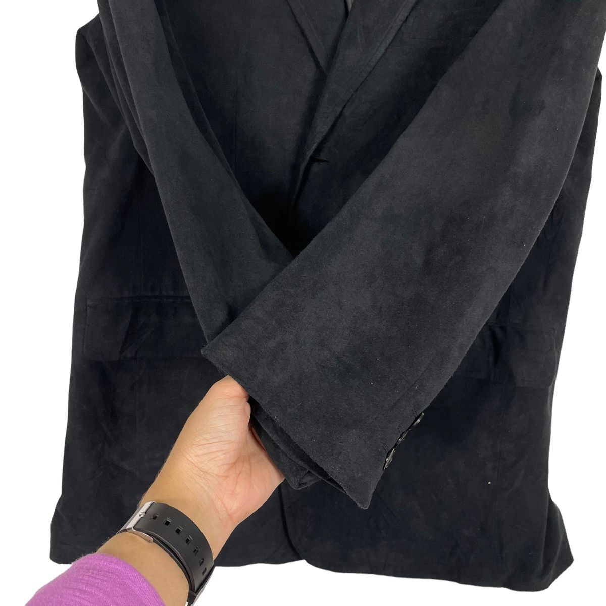 Burberry 💥BURBERRY LONDON BLACK VELVET JACKET Size US L / EU 52-54 / 3 - 12 Thumbnail