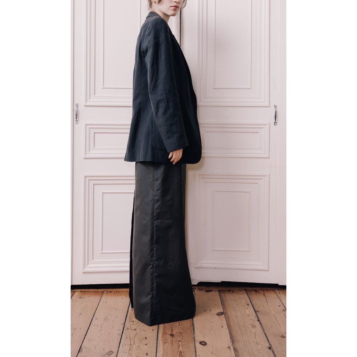 Maison Margiela Spring Summer 1999 Grey Maxi Skirt Size 26" / US 2 / IT 38 - 3 Thumbnail