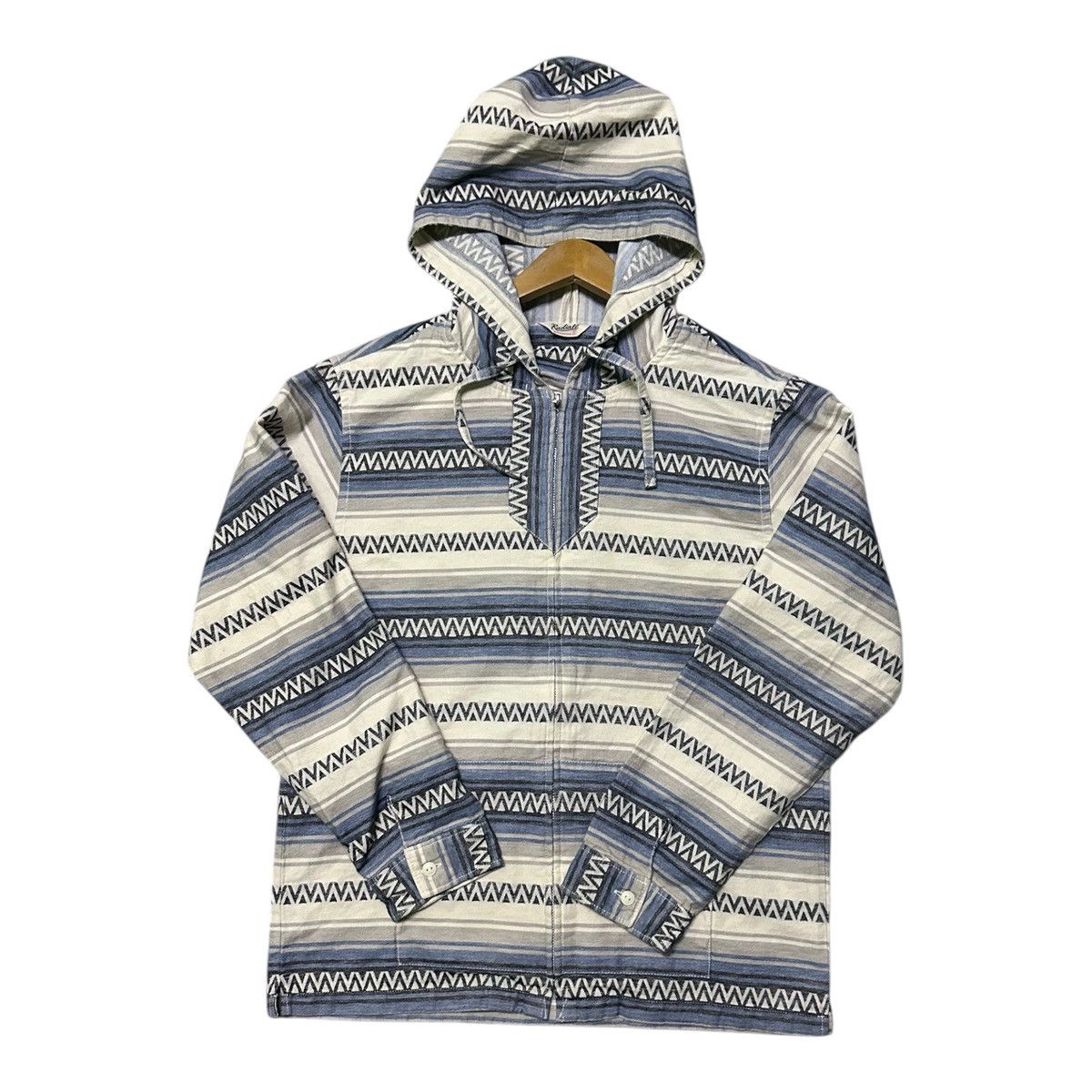 Japanese Brand Vintage Radial native zipper hoodie Size US L / EU 52-54 / 3 - 1 Thumbnail
