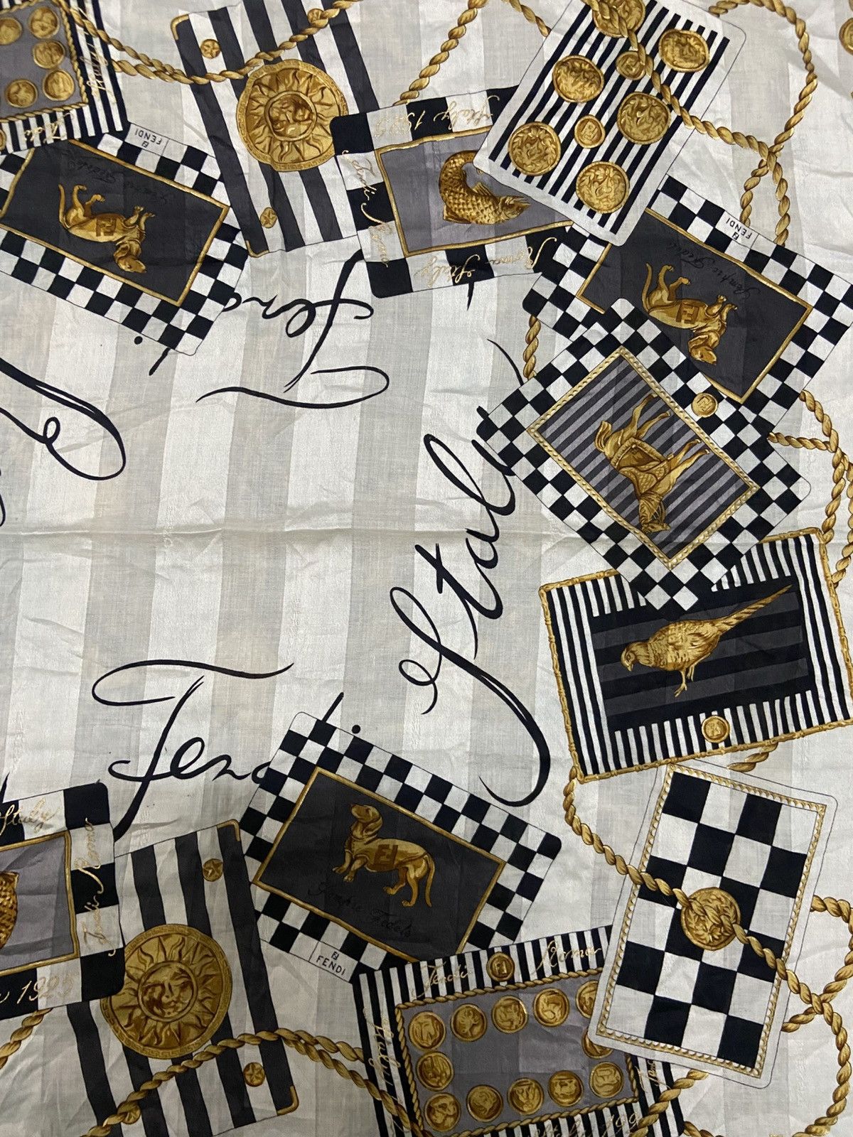 Fendi Fendi Roma Italy handkerchief / pocketsquare Size ONE SIZE - 5 Thumbnail