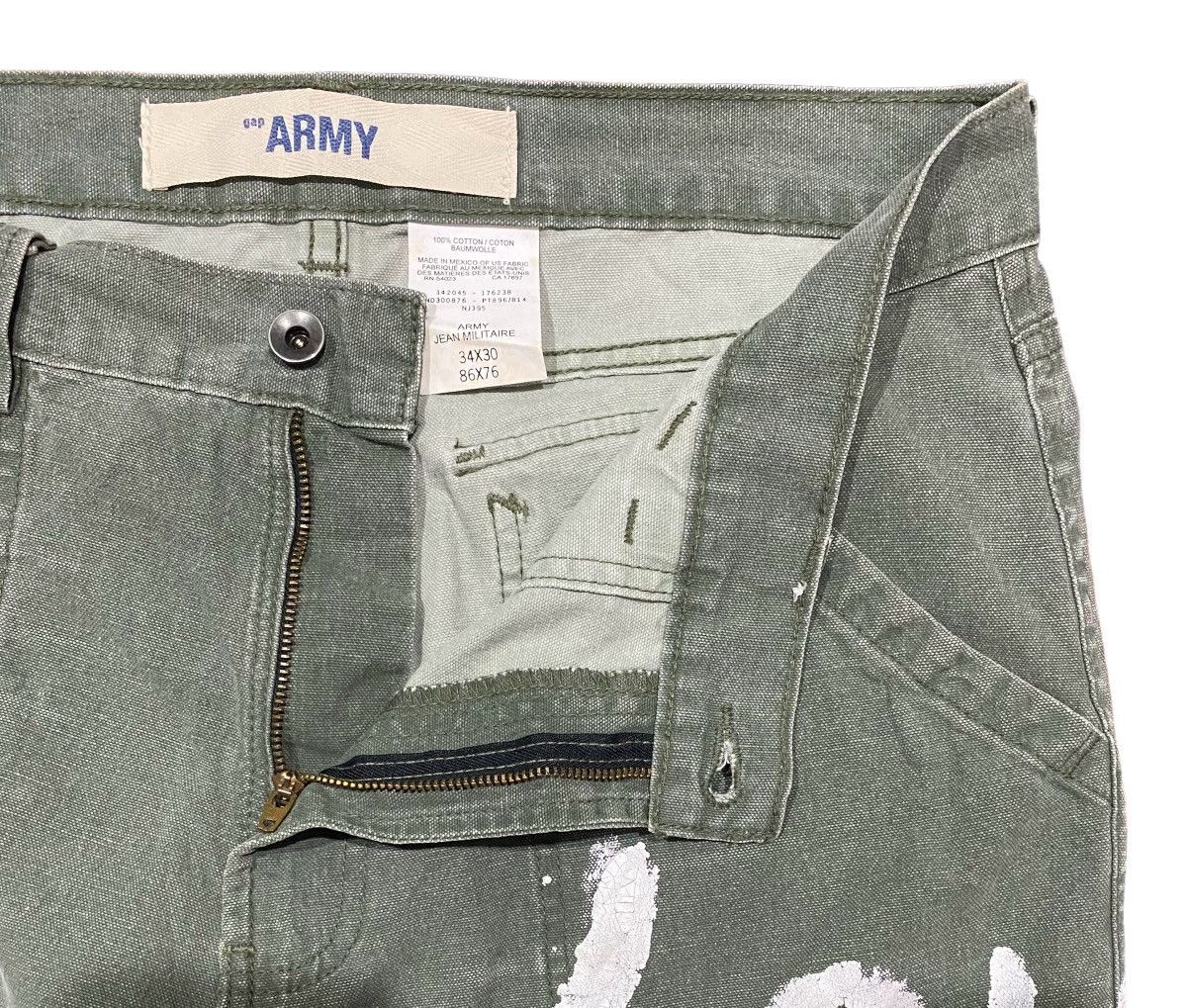 Gap Gap X Army Art Design Cotton Pant W35” Size US 35 - 12 Thumbnail