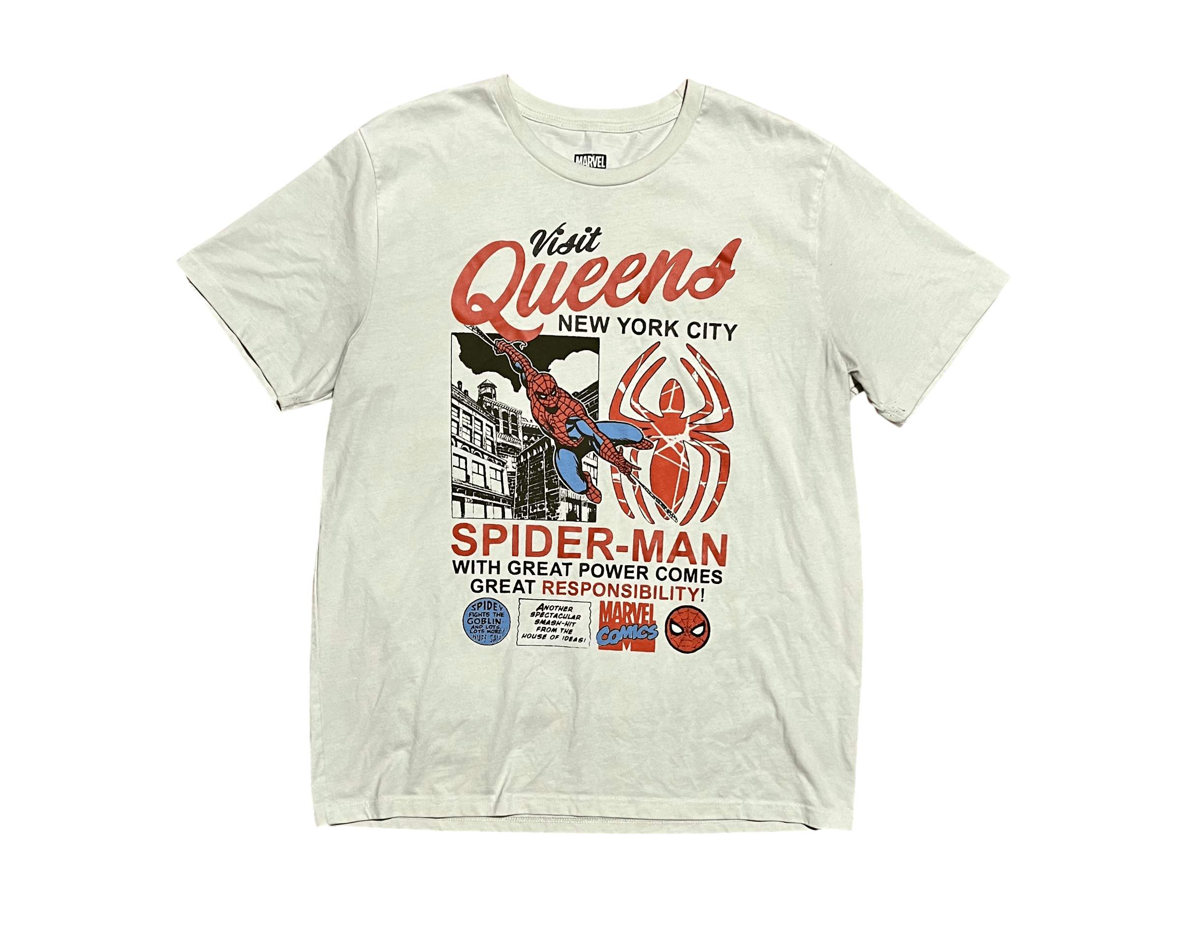 Marvel Comics Spider-Man Marvel Comics Queens NYC Graphic T-Shirt Size US XL / EU 56 / 4 - 1 Thumbnail