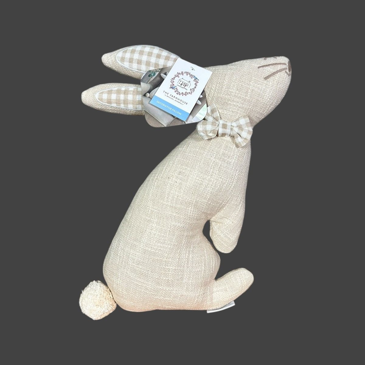 Other The Farmhouse By Ashwell Mr. Bunny Canvas Pillow 16”x9” Size ONE SIZE - 1 Thumbnail