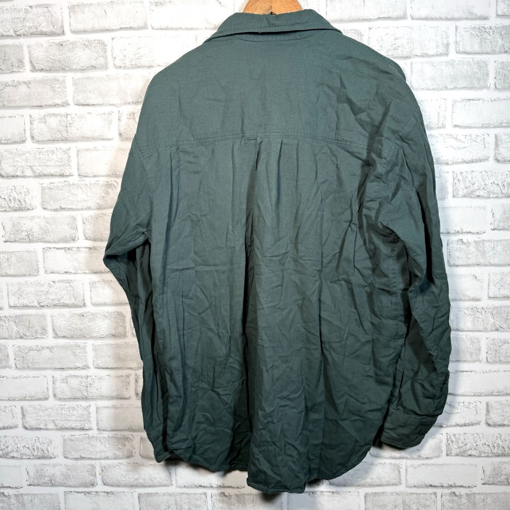 Vintage Gary Nesse Green Long Sleeve Button-Down Shirt Mens Size M USA Size US M / EU 48-50 / 2 - 5 Thumbnail