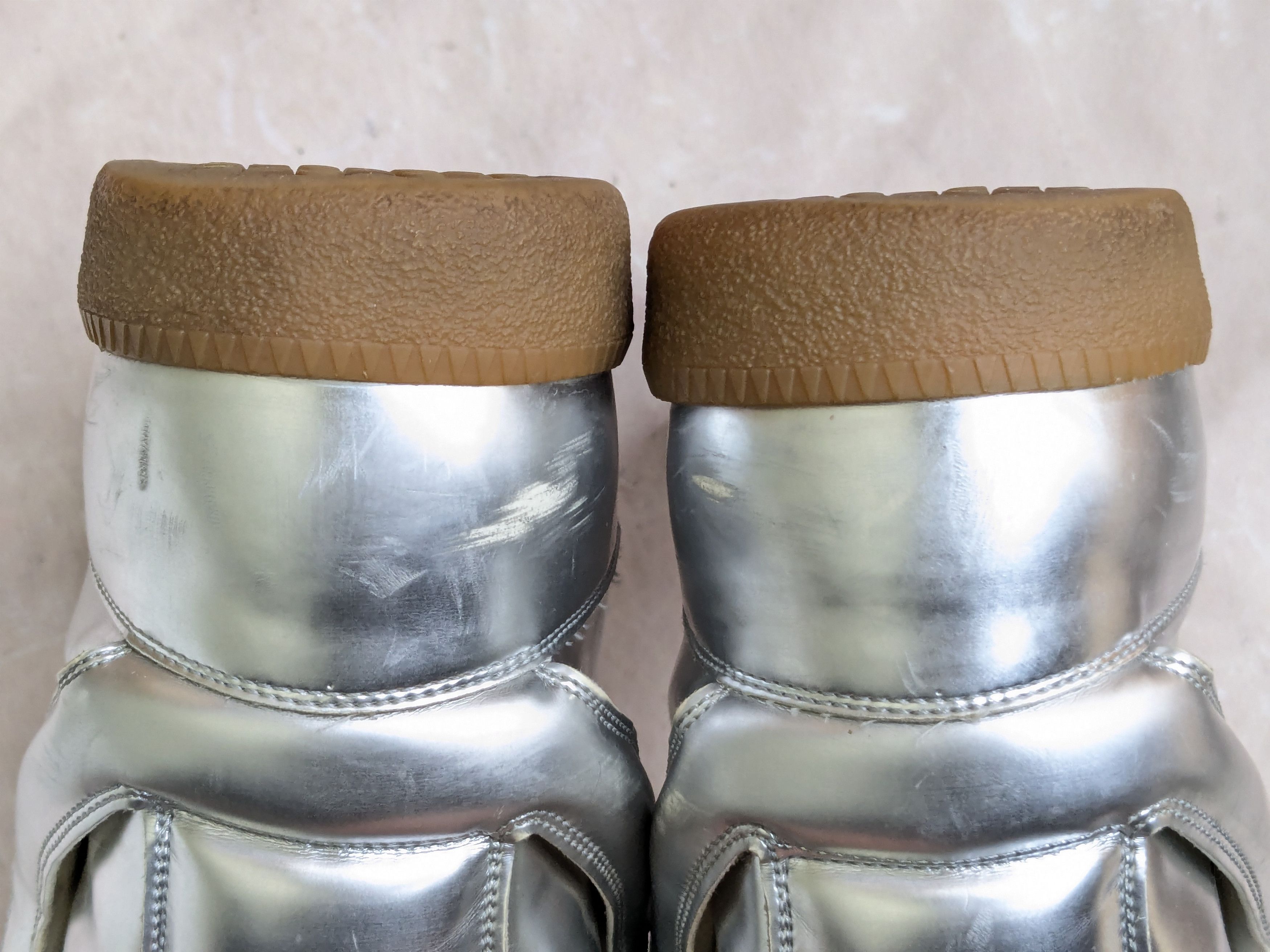 Maison Margiela Maison Margiela Cuban Link High Top Sneakers 10 43 Silver Size US 10 / EU 43 - 18 Thumbnail