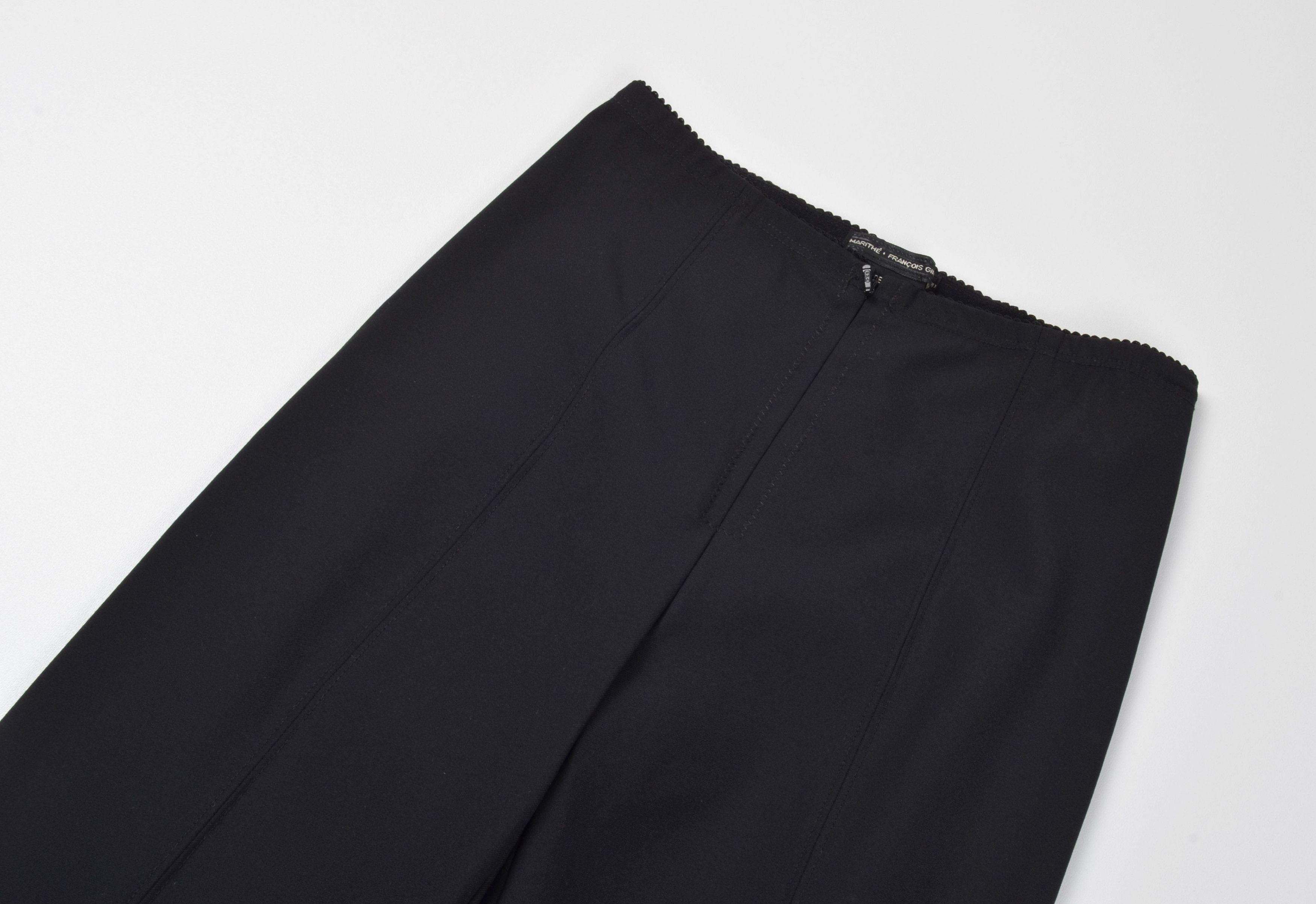 Marithe + Francois Girbaud Vintage Marithe Francois Girbaud Black Straight Leg Pants Size 22" - 3 Thumbnail