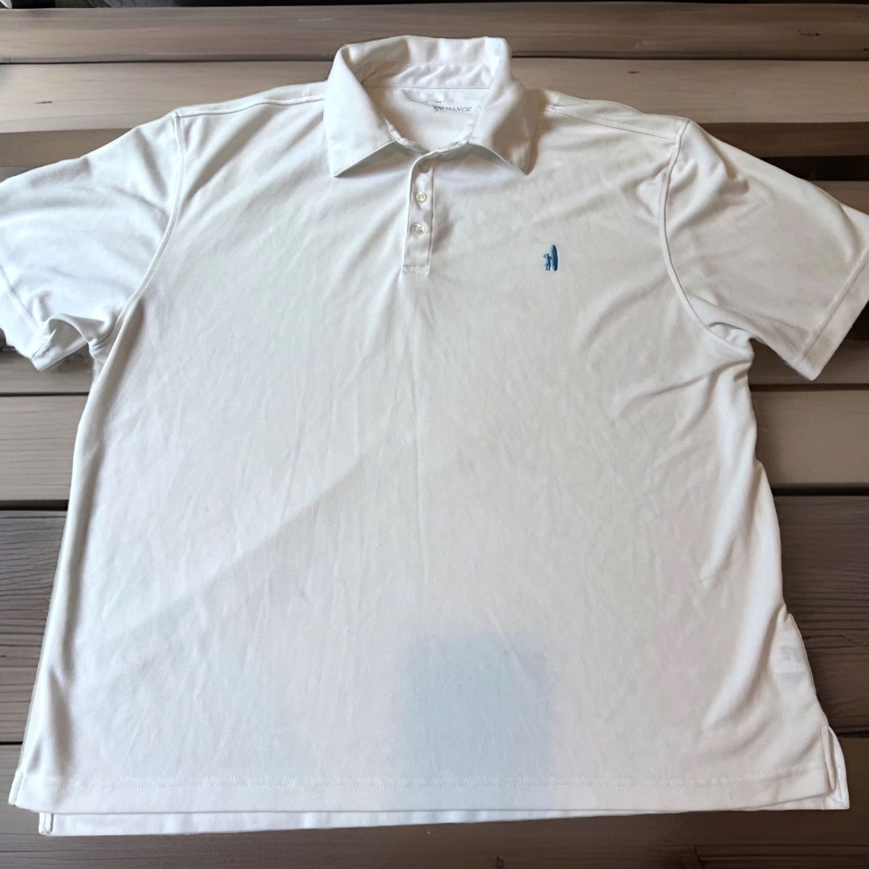 johnnie-O johnnie-O Polo Shirt Adult 2XL White Vintage Surfer Golfer Classic Preppy Sports Shirt Mens Size US XXL / EU 58 / 5 - 2 Thumbnail