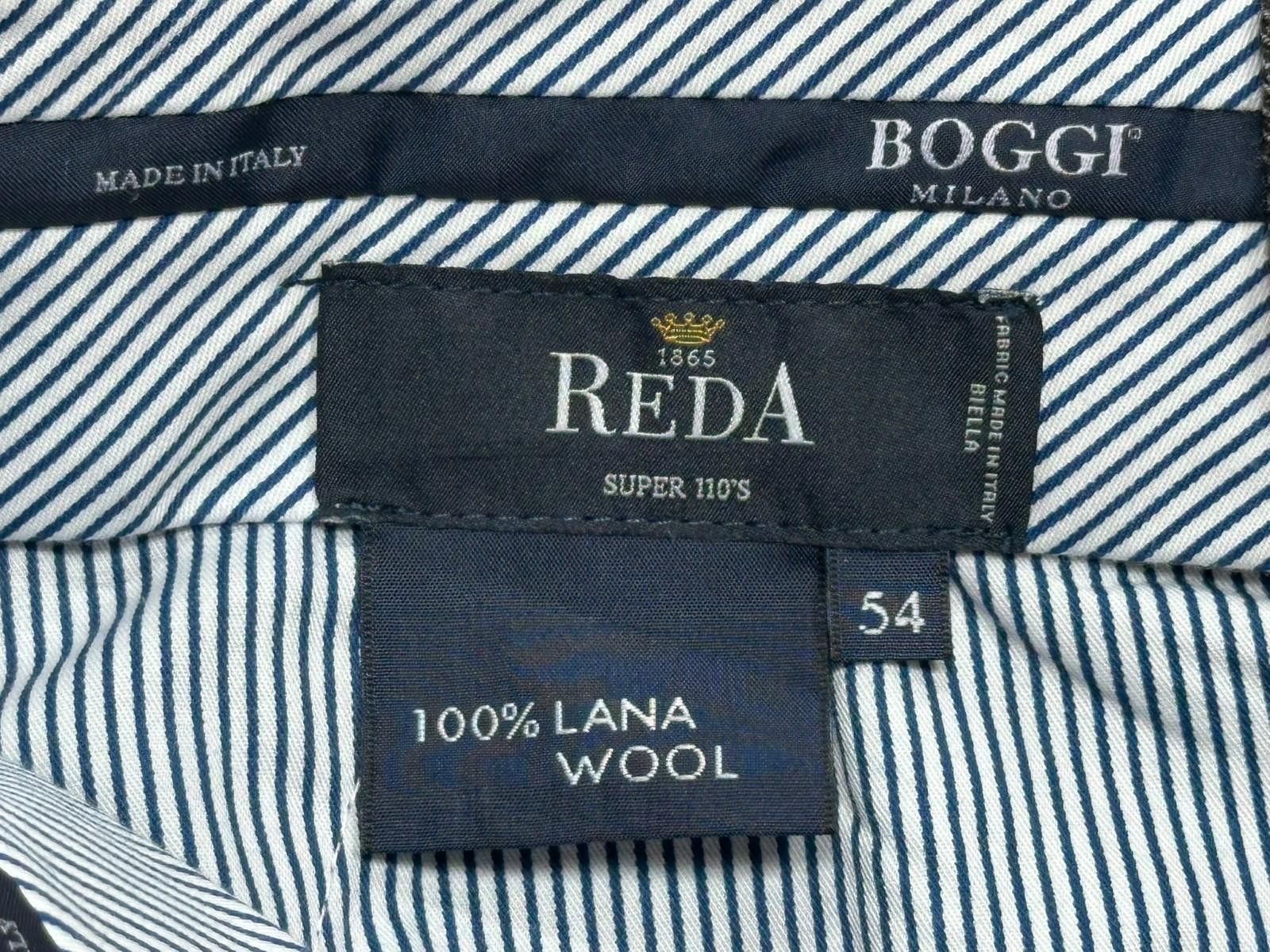 Other Boggi Milano Italian Wool Flat Dress Pants Gray Mens 36/30 Size US 36 / EU 52 - 6 Thumbnail
