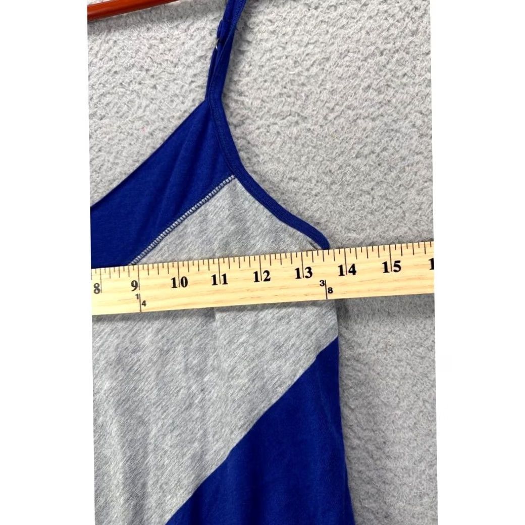 Aeropostale VINTAGE Aeropostale Strappy Mini Dress Womens MEDIUM Blue Gray Elastic Waist Ladies NEW Size M / US 6-8 / IT 42-44 - 6 Thumbnail