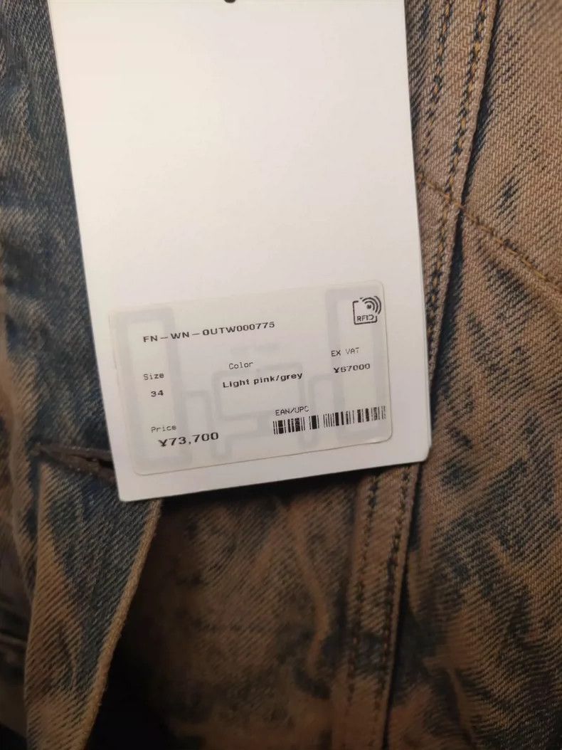 Acne Studios acne studios size:34 Washed aged denim jacket 2505-Nextarr Size US XXS / EU 40 - 3 Thumbnail