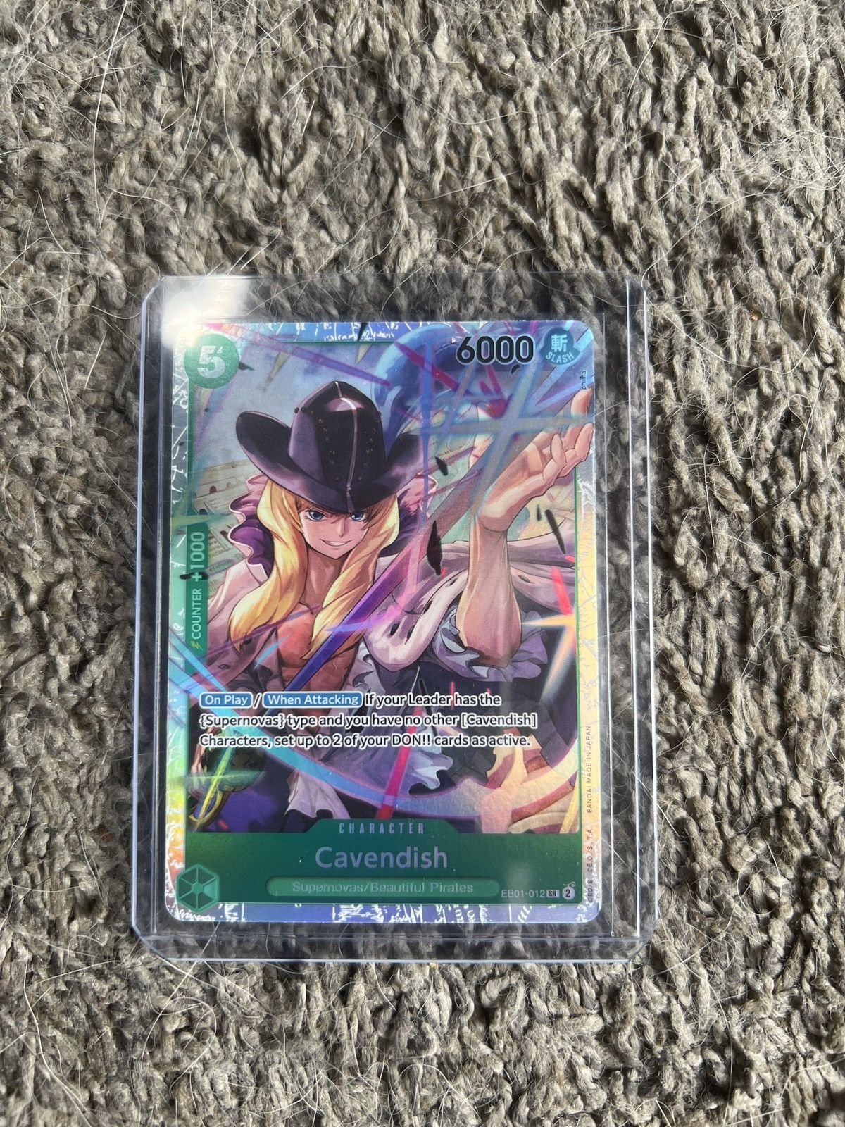 One Piece One Piece Cavendish Card Size ONE SIZE - 1 Thumbnail