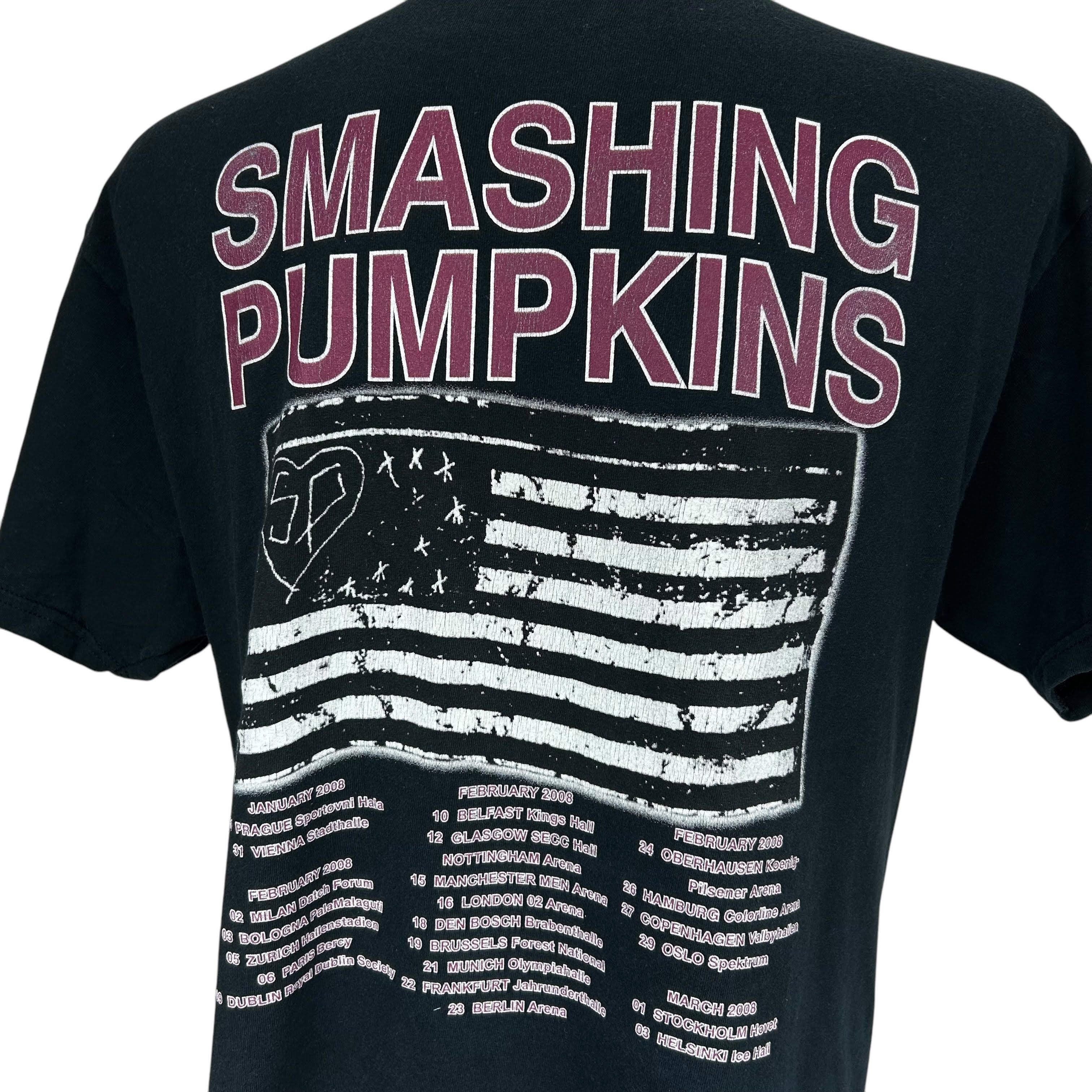Band Tees × Vintage Smashing Pumpkins 2008 Black Zeitgeist Official T-shirt L Size US L / EU 52-54 / 3 - 4 Thumbnail