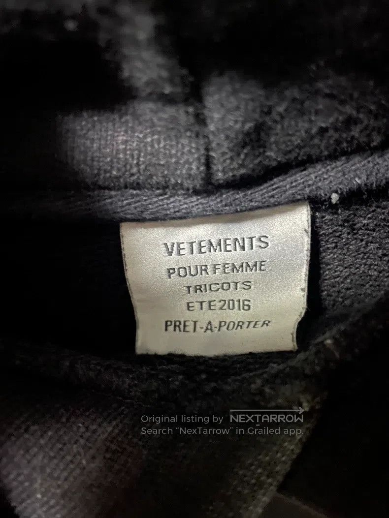 Vetements Vetements Hooded Sweatshirt Size US M / EU 48-50 / 2 - 3 Thumbnail