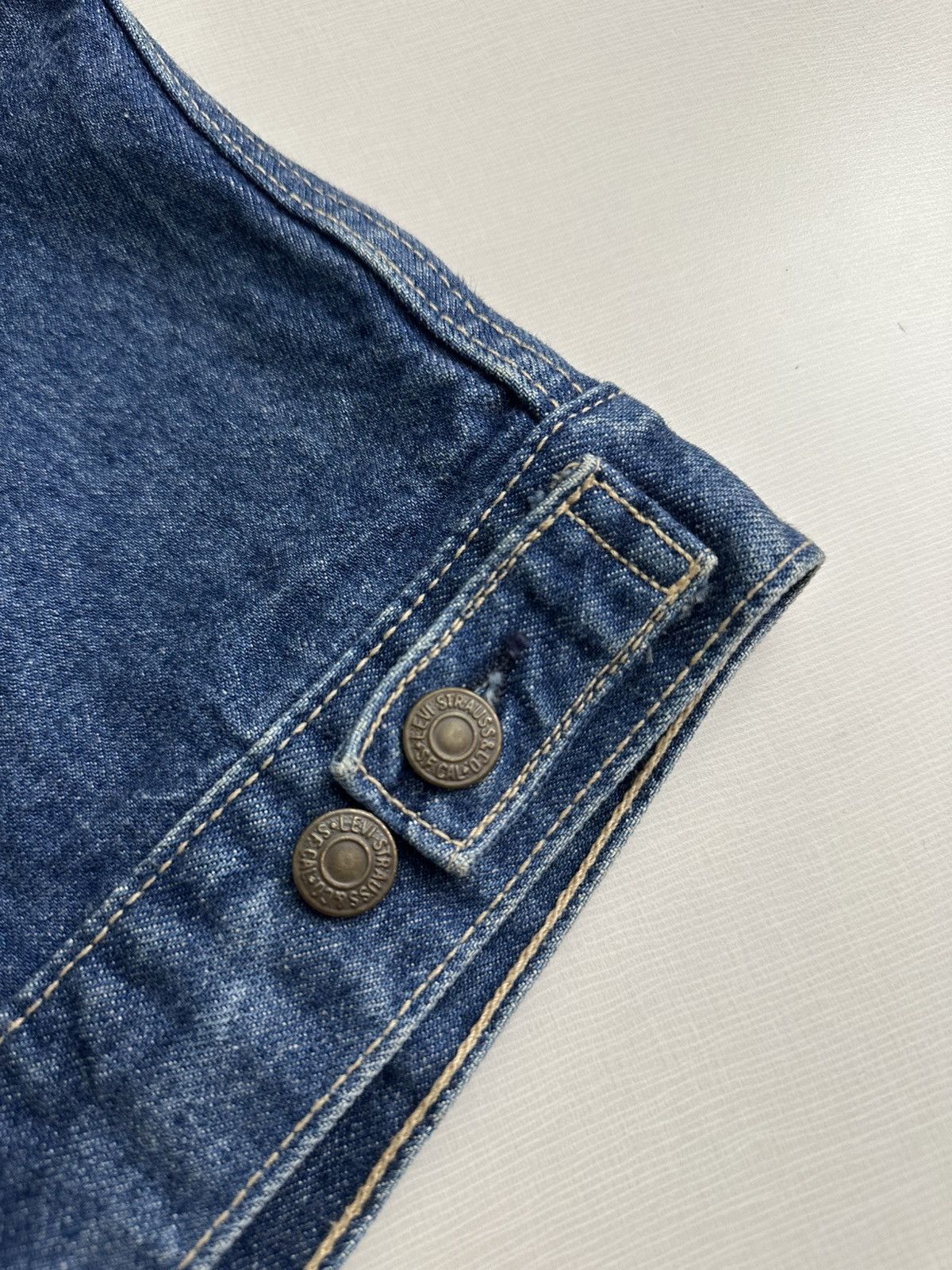 Levi's × Levi's Vintage Clothing × Vintage Vintage 90s Levi’s Denim Trucker Jacket Made In USA Men’s L Size US L / EU 52-54 / 3 - 9 Thumbnail