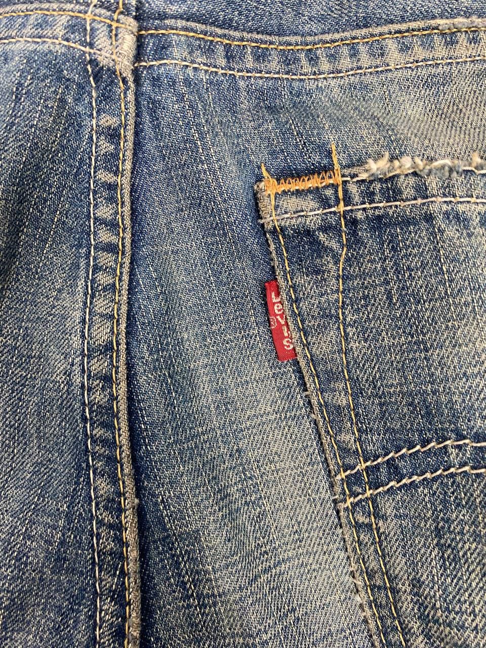 Levi's vintage 90s levis 502 rusty distressed denim nice design Size US 33 - 5 Thumbnail