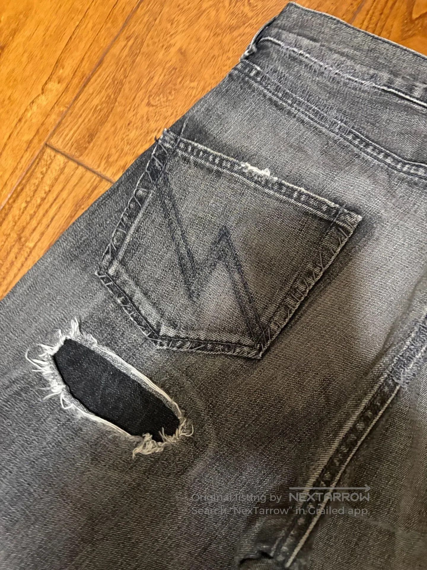 Neighborhood neighborhood savage basic distressed denim pants. Size US 31 - 8 Thumbnail