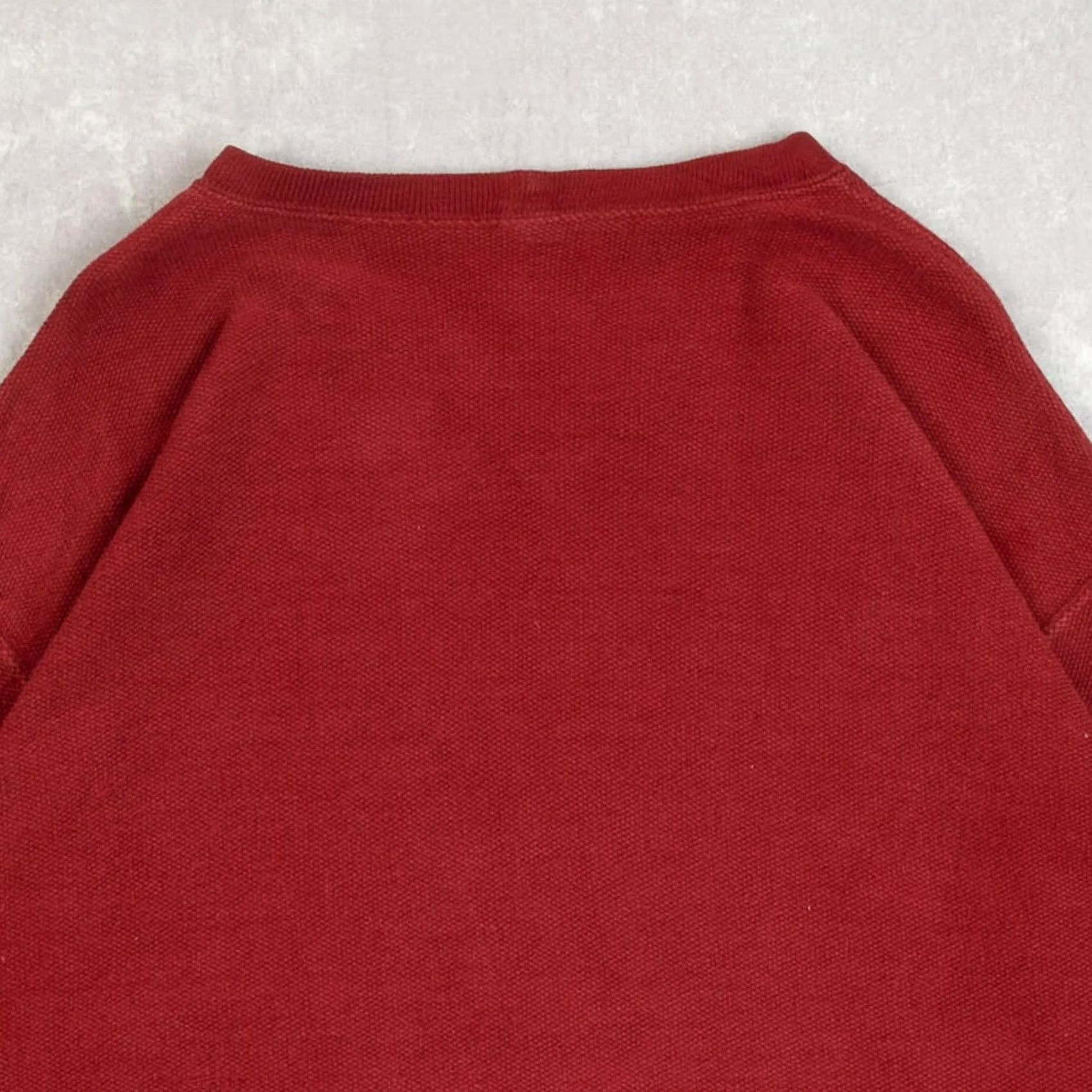 Lands' End Lands' End 1990s Vintage Sweatshirt Men's Large Red USA Made Pullover Sweatshirt Size US L / EU 52-54 / 3 - 4 Thumbnail