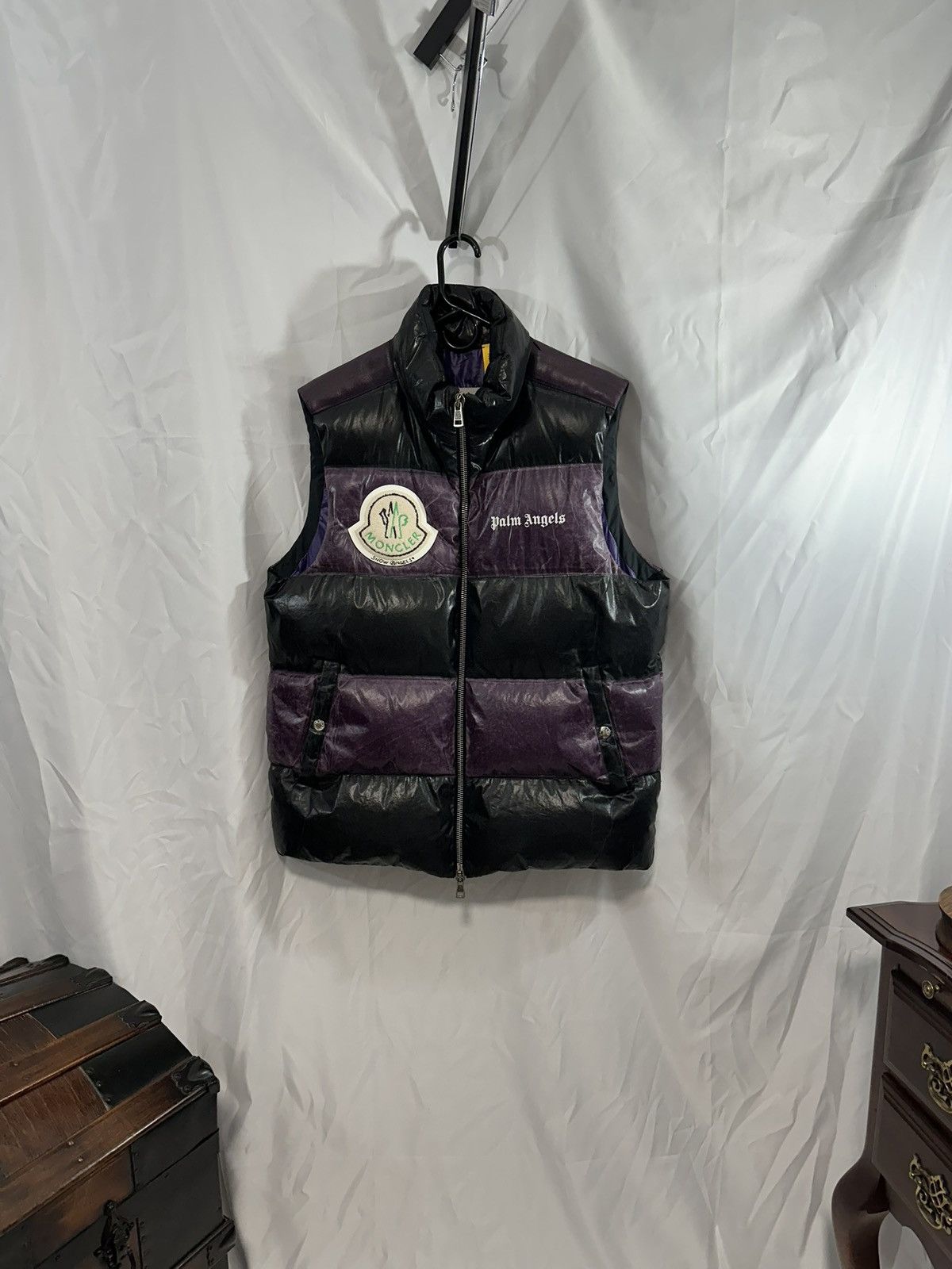 Moncler Genius × Palm Angels Moncler Genius x Palm Angels SNOW ANGELS VEST Size US XL / EU 56 / 4 - 3 Thumbnail