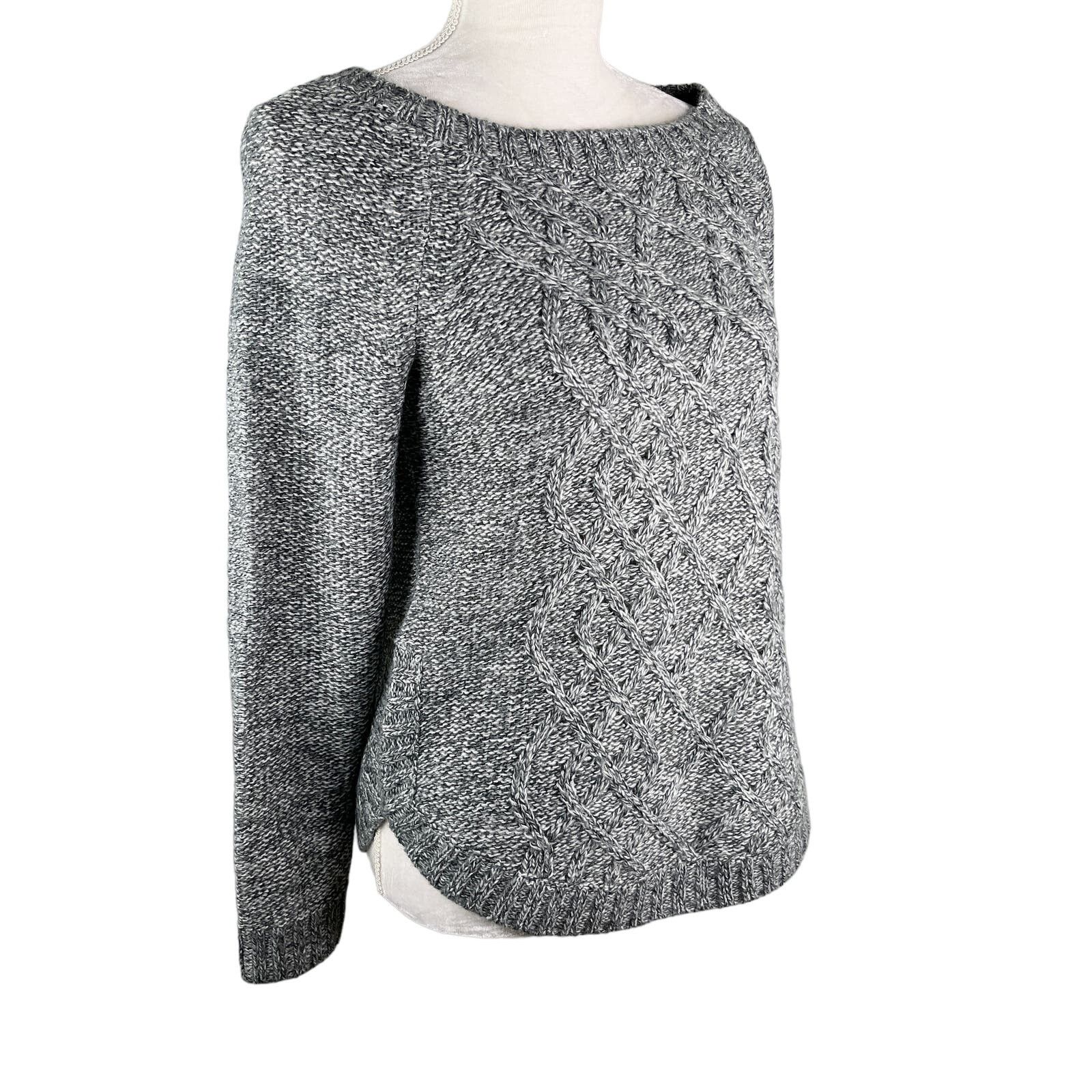 Other 89th & Madison Sweater Charcoal Marled Gray White Medium New Size M / US 6-8 / IT 42-44 - 9 Thumbnail