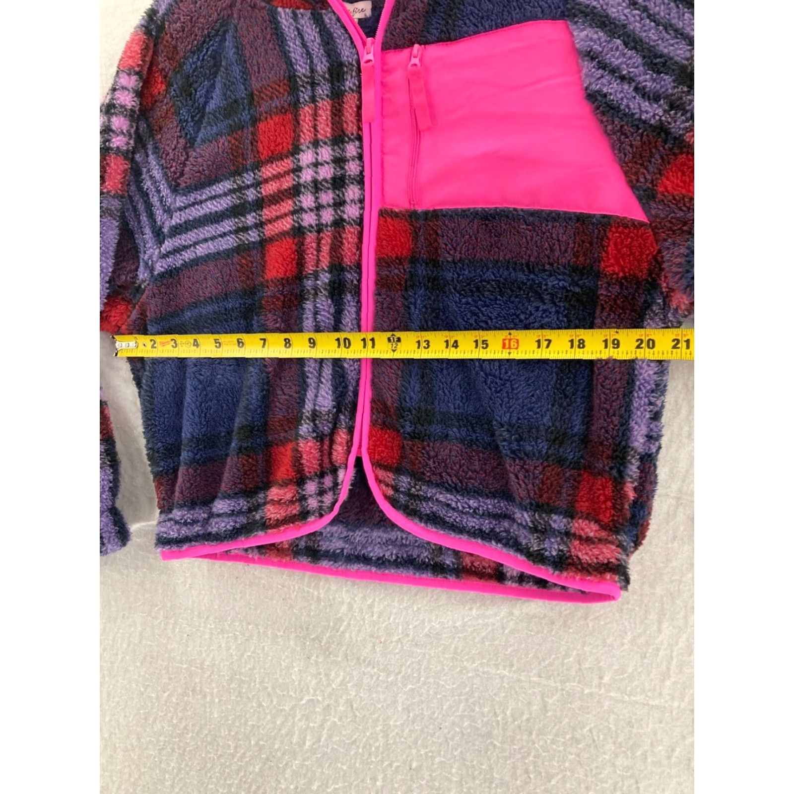 Vintage LOVE FIRE Coat Womens Small Full zip Fleece Size S / US 4 / IT 40 - 2 Thumbnail