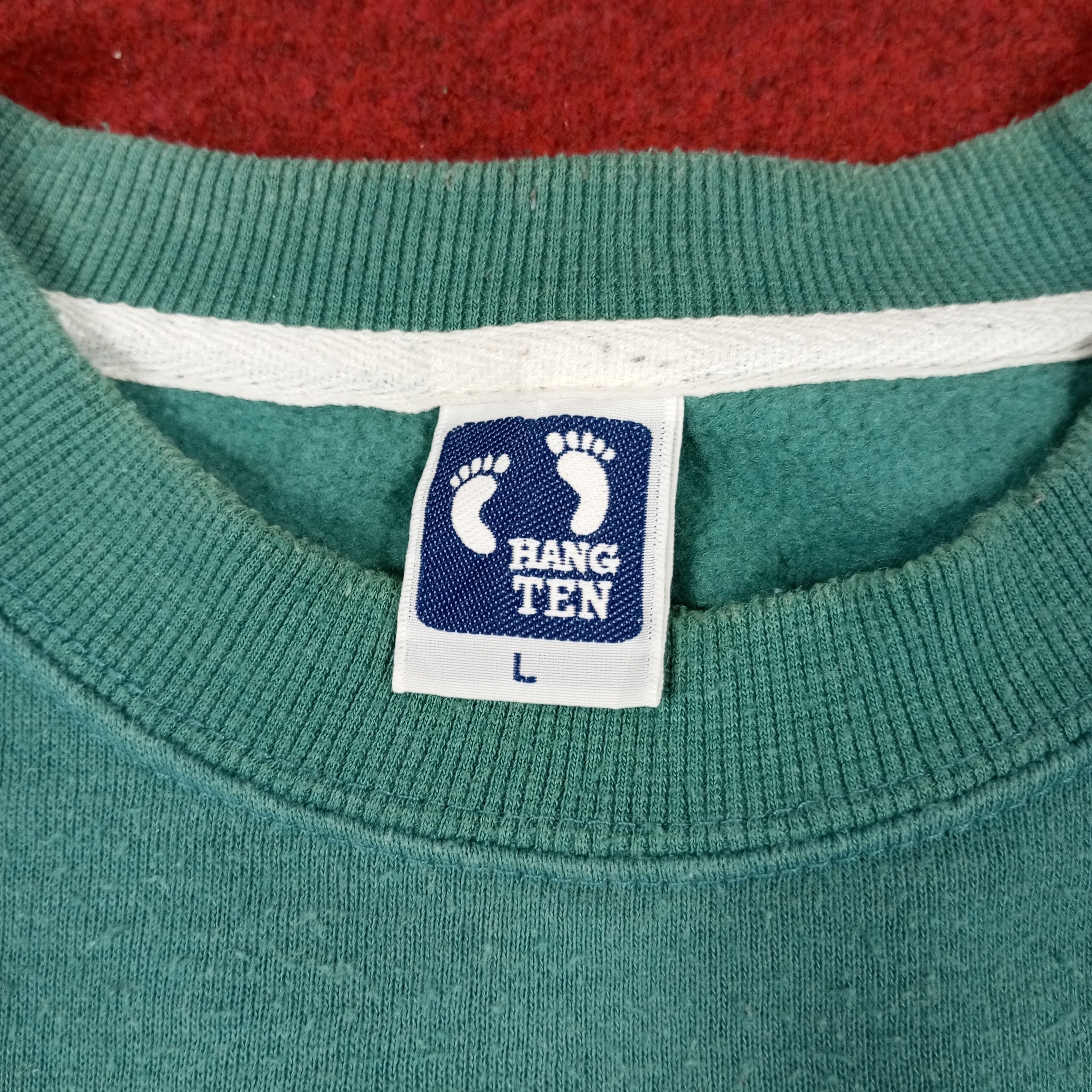 Hang Ten × Vintage Hang Ten Surfing Brand Style Streetwear Sweatshirt Size US M / EU 48-50 / 2 - 8 Thumbnail