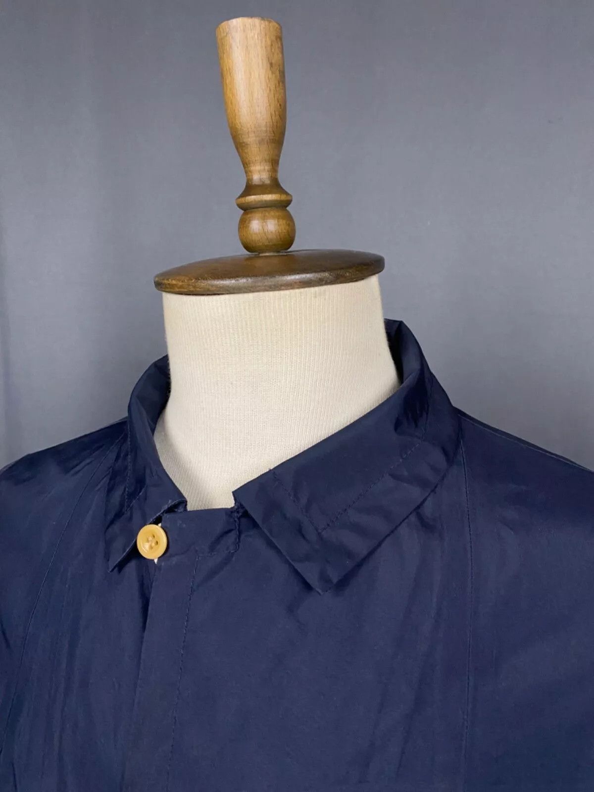 Visvim Viswim Men's Blue Gore-Tex Long Rain Coat Size 4 Size US XL / EU 56 / 4 - 4 Thumbnail