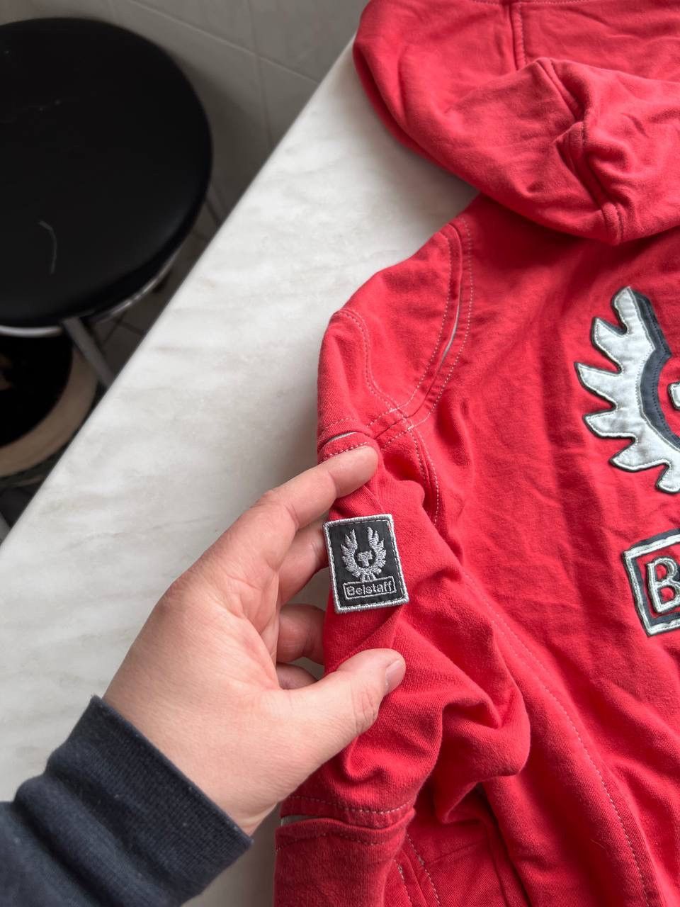Belstaff Vintage Belstaff Zip Hoodie Y2K Baby Doll Biker Style 2000’s Size S / US 4 / IT 40 - 3 Thumbnail