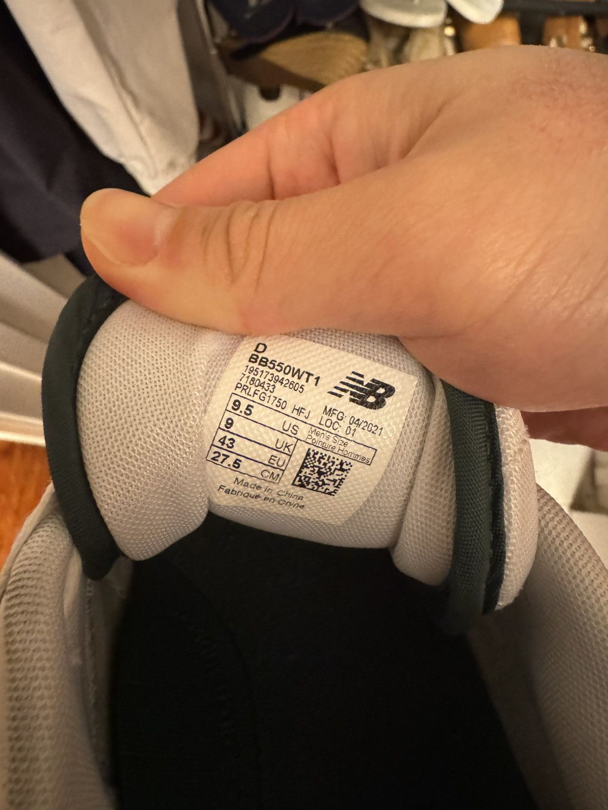 New Balance New Balance 550 - Green Size US 9.5 / EU 42-43 - 5 Thumbnail