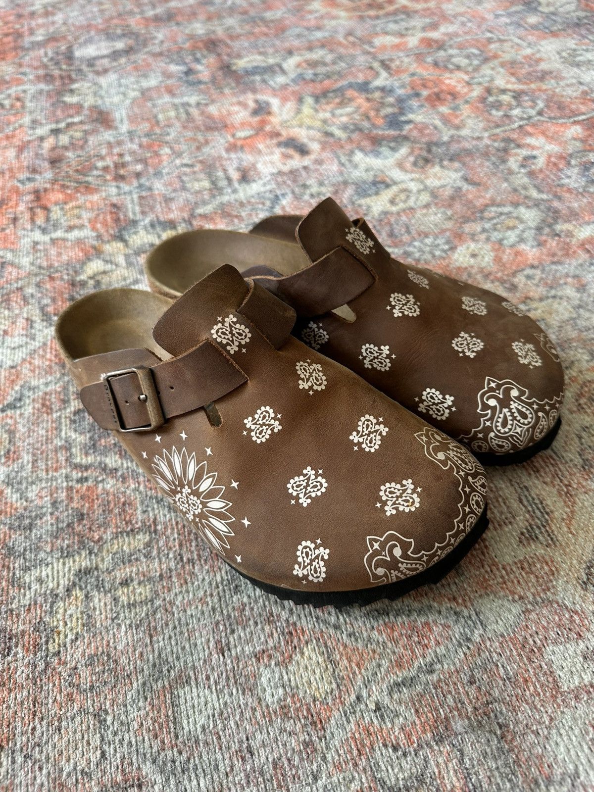 Bravest Studios Mocha Paisley London Mule Size US 9 / EU 42 - 1 Thumbnail