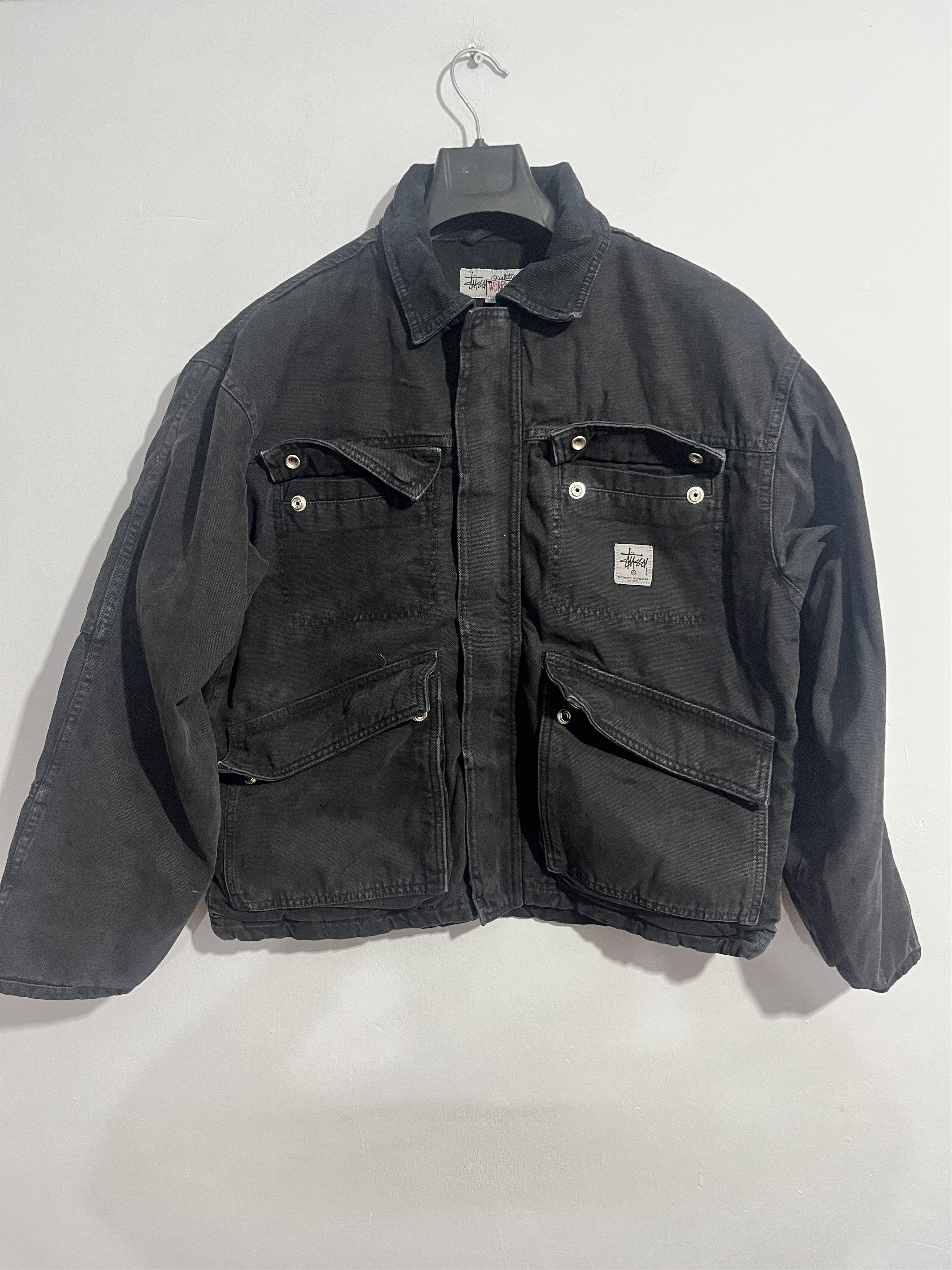 Stussy STUSSY SHOP JACKET WASHED CANVAS Size US S / EU 44-46 / 1 - 3 Thumbnail