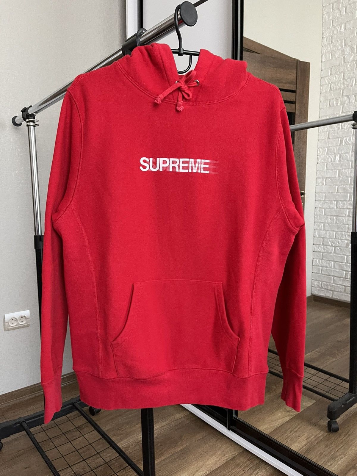 Supreme Motion Logo Hooded Sweatshirt M Supreme Motion logo-print