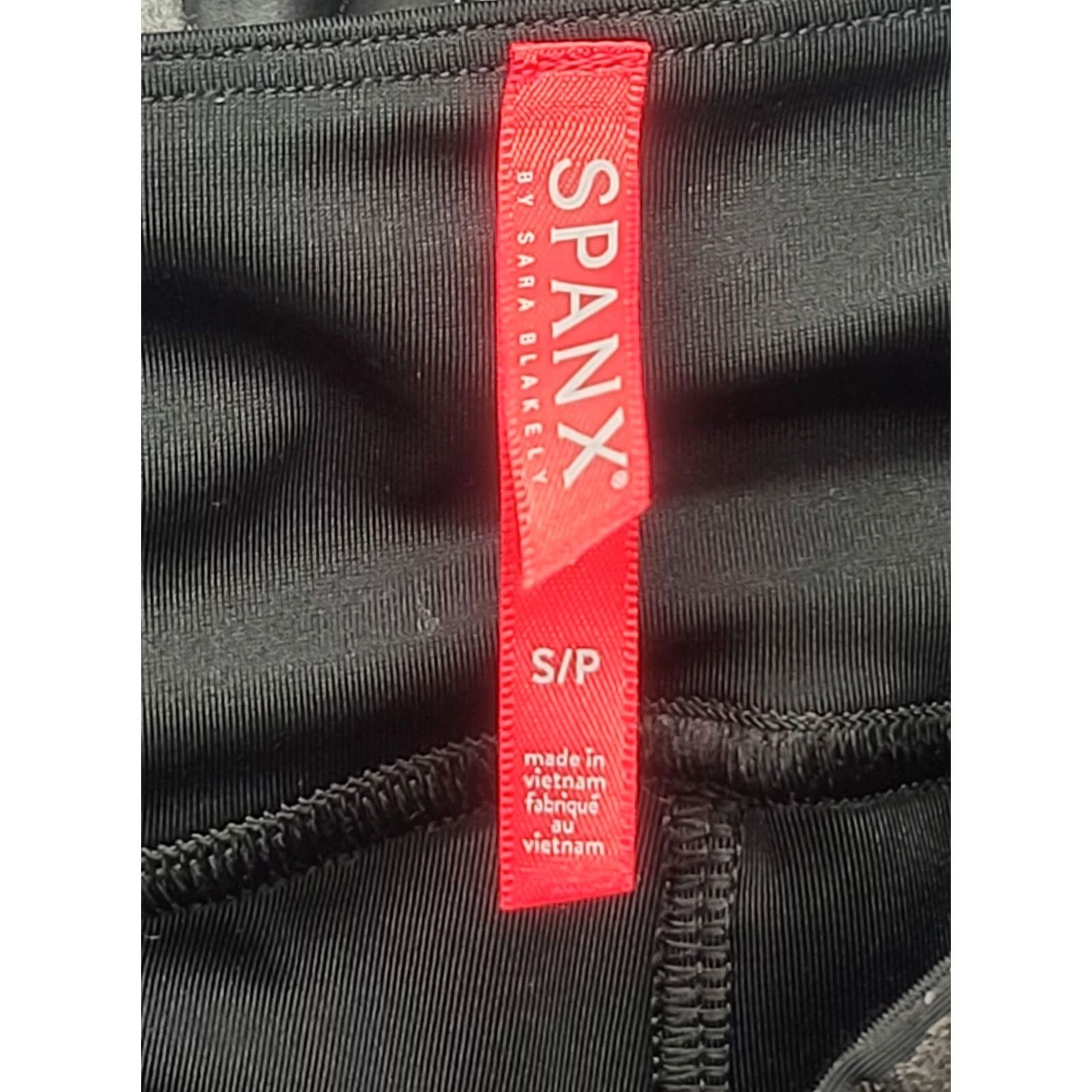 Spanx Spanx Moto Leggings Womens S Black Faux Leather Ankle High Rise Shaping Slimming Stretch Inseam 27in Size 28" / US 6 / IT 42 - 2 Thumbnail