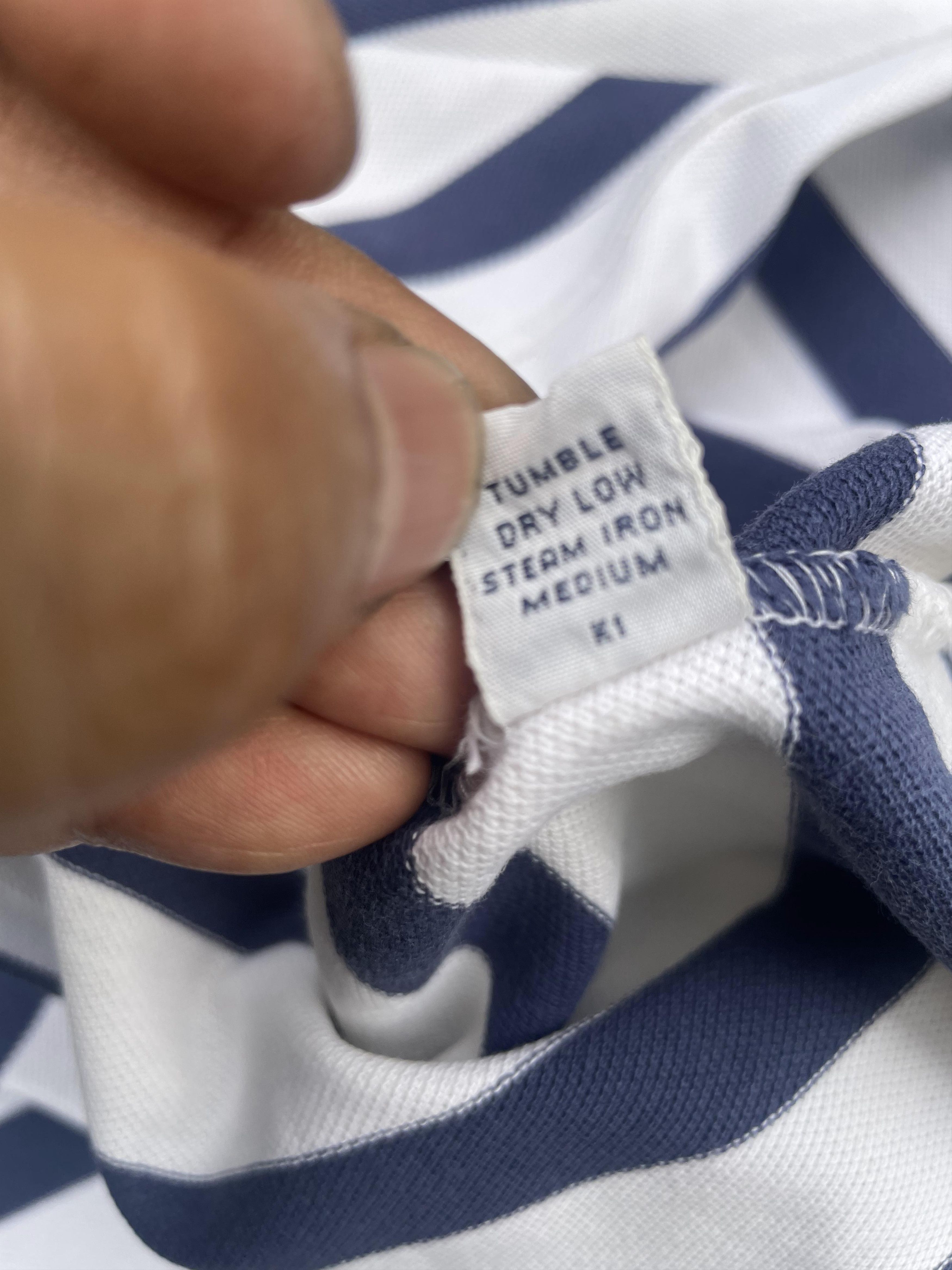 Polo Ralph Lauren Vintage Polo Ralph Lauren Stripe Polo Size US M / EU 48-50 / 2 - 9 Thumbnail