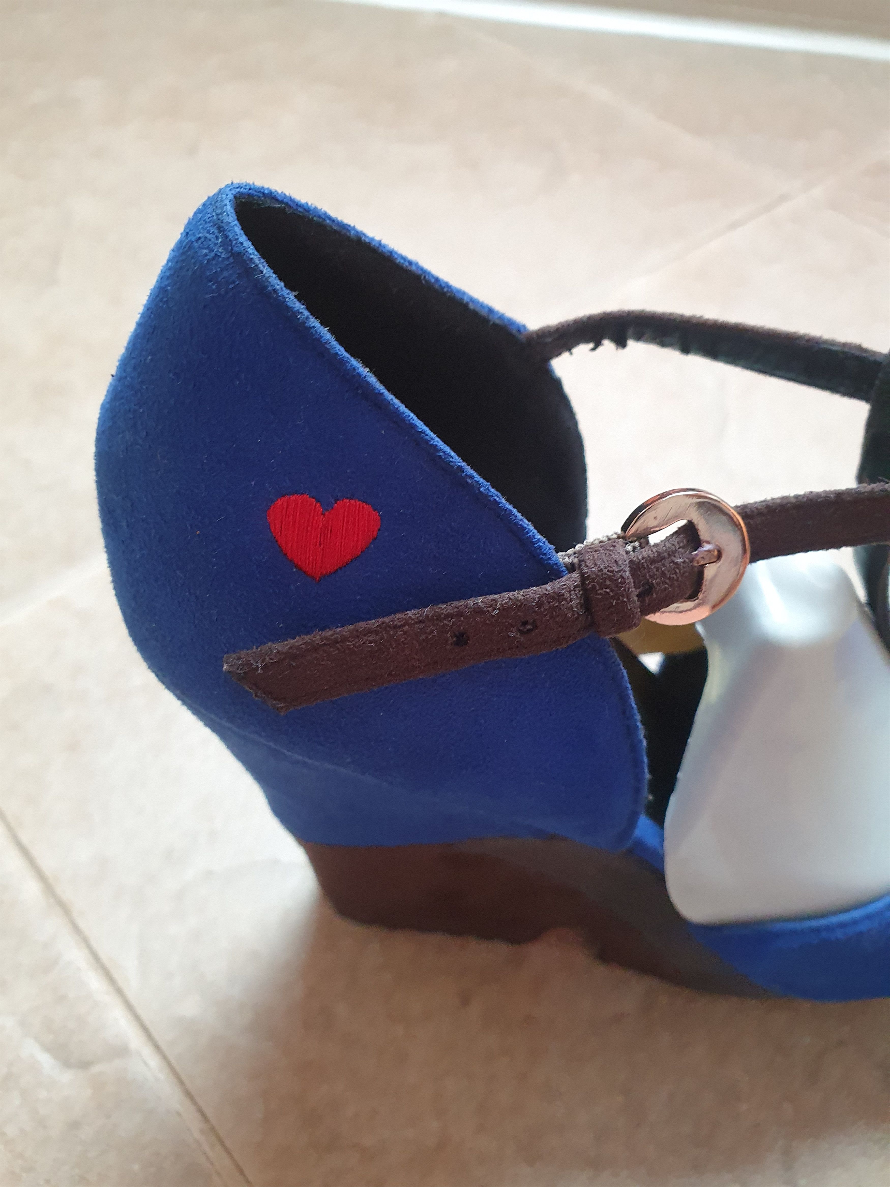 Moschino women's shoes Love Moschino blue platform shoes, size 38 Size US 7 / IT 37 - 8 Thumbnail