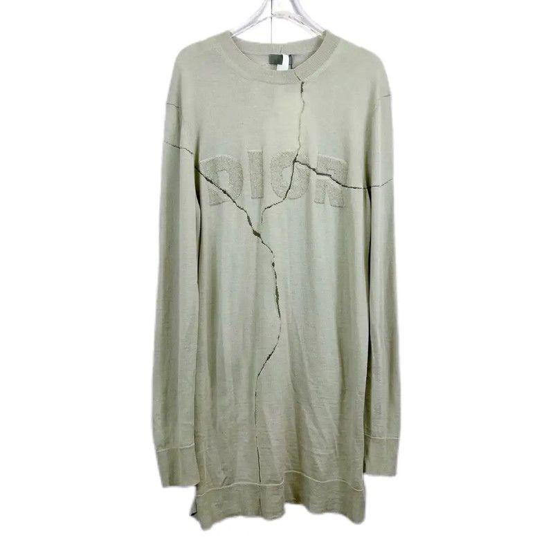 Dior Dior Grey Long Sleeve Pullover Sweater 0089 Size S / US 4 / IT 40 - 1 Thumbnail