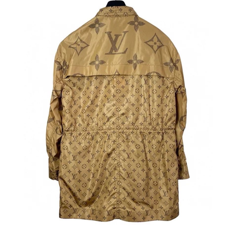 Louis Vuitton Louis Vuitton Khaki With A Full Print Jacket Size US XXS / EU 40 - 2 Thumbnail