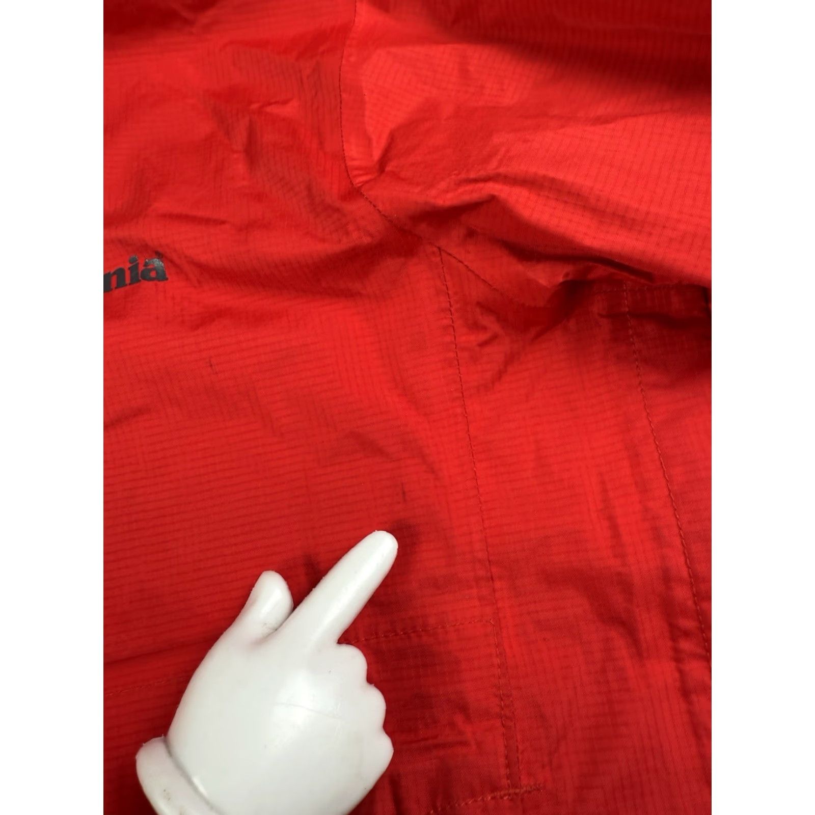 Patagonia VINTAGE Patagonia Jacket Mens Regular S Red Zip Hooded Lightweight All Seasons Pockets Rain Coat Size US S / EU 44-46 / 1 - 6 Thumbnail