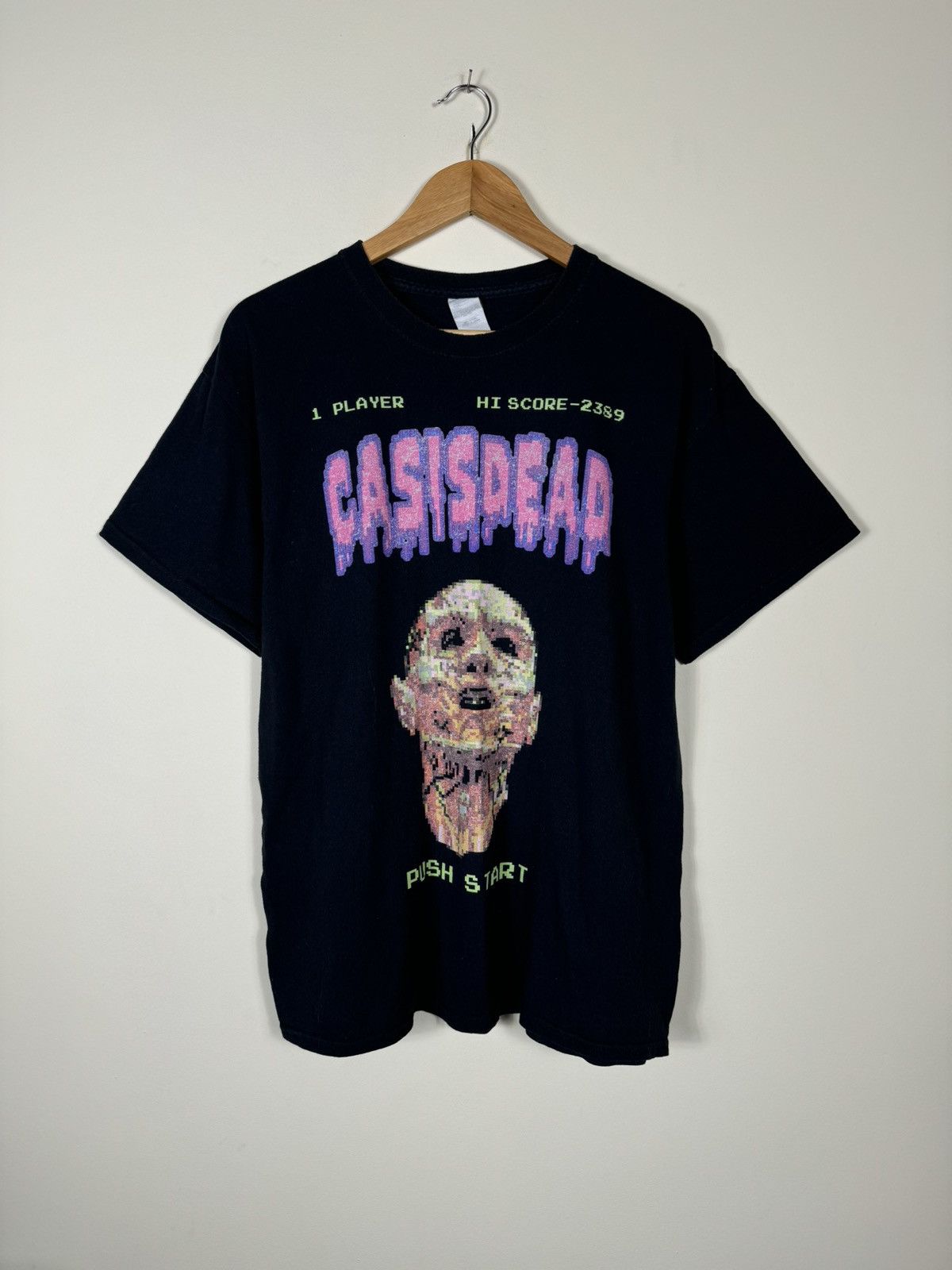 Rap Tees CASISDEAD Push Start 1 Player pixel print t shirt Size US L / EU 52-54 / 3 - 1 Thumbnail