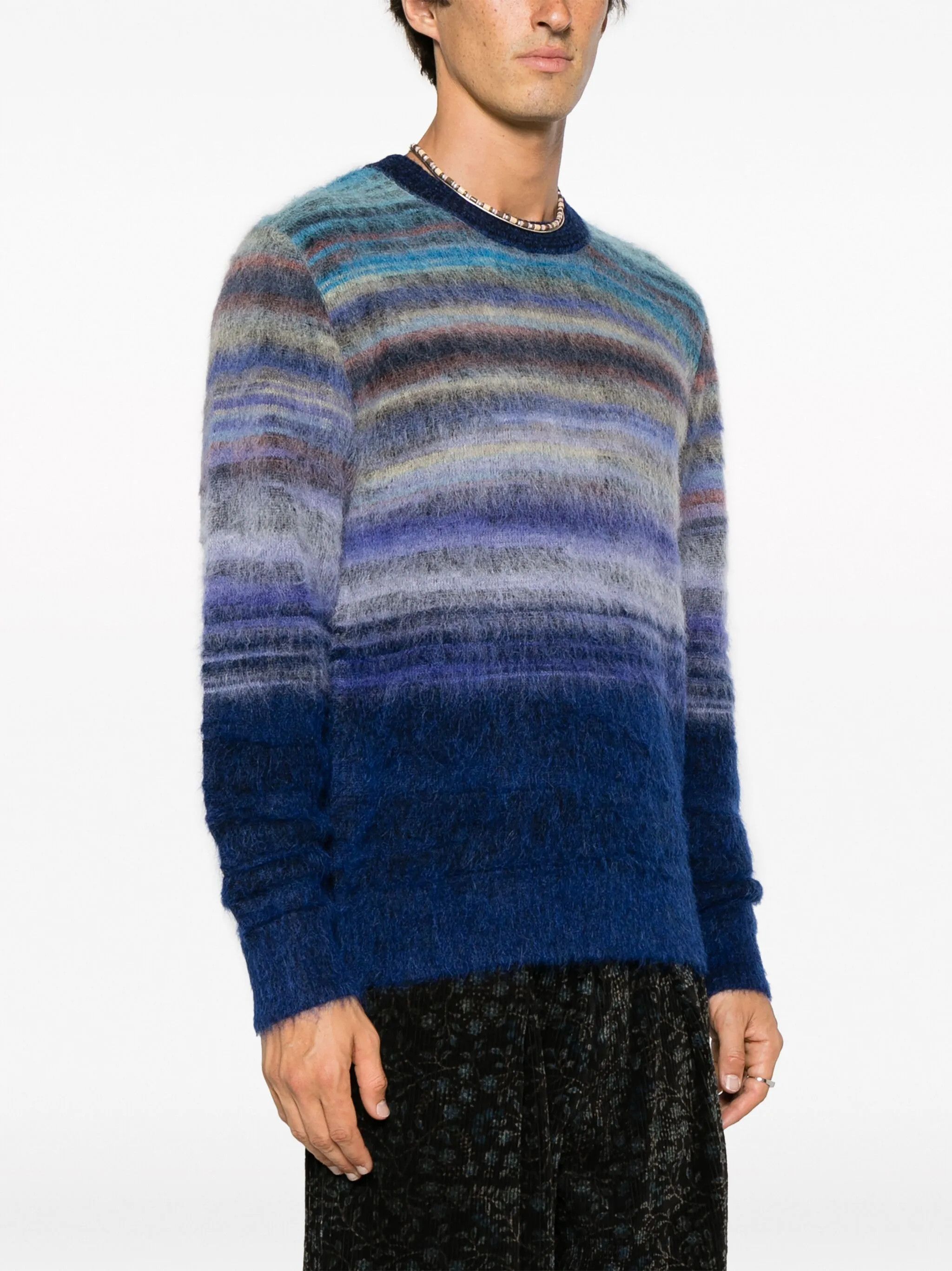 Missoni o1y0225 Crewneck Sweater in Multicolor Size US M / EU 48-50 / 2 - 3 Thumbnail