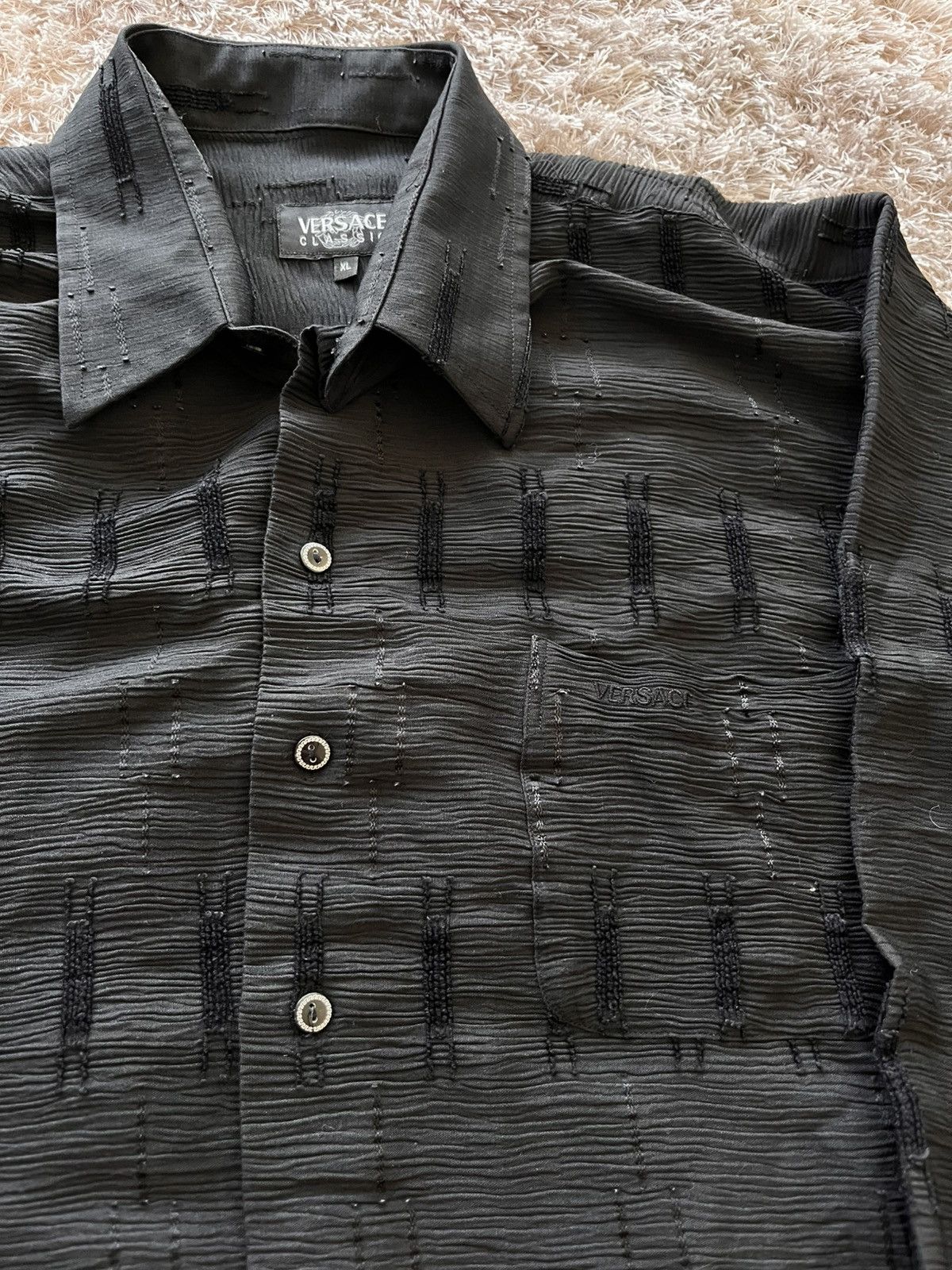 Versace Vintage Y2K shirt Versace Classic Size US XL / EU 56 / 4 - 2 Thumbnail