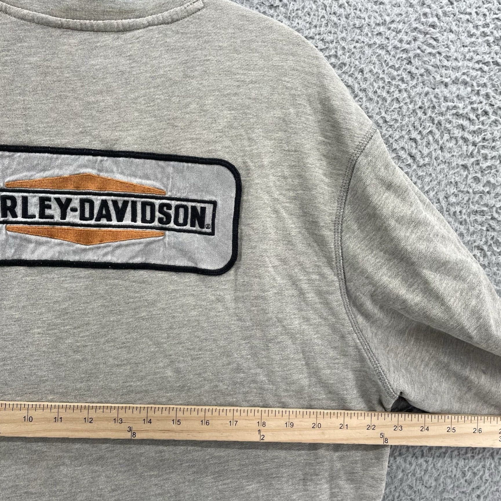 Harley Davidson Harley-Davidson Sweater Men XL Crew Moto Biker Rocker Streetwear Travel Workwear Men XL Beige 90s Moto Harley-Davidson Size US XL / EU 56 / 4 - 6 Thumbnail
