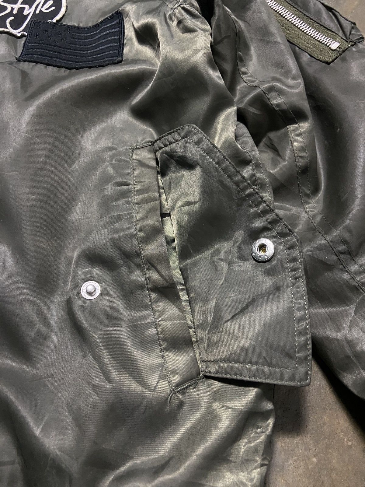 Alpha Industries G.R.F Military Garment Bomber Jacket Size US L / EU 52-54 / 3 - 8 Thumbnail