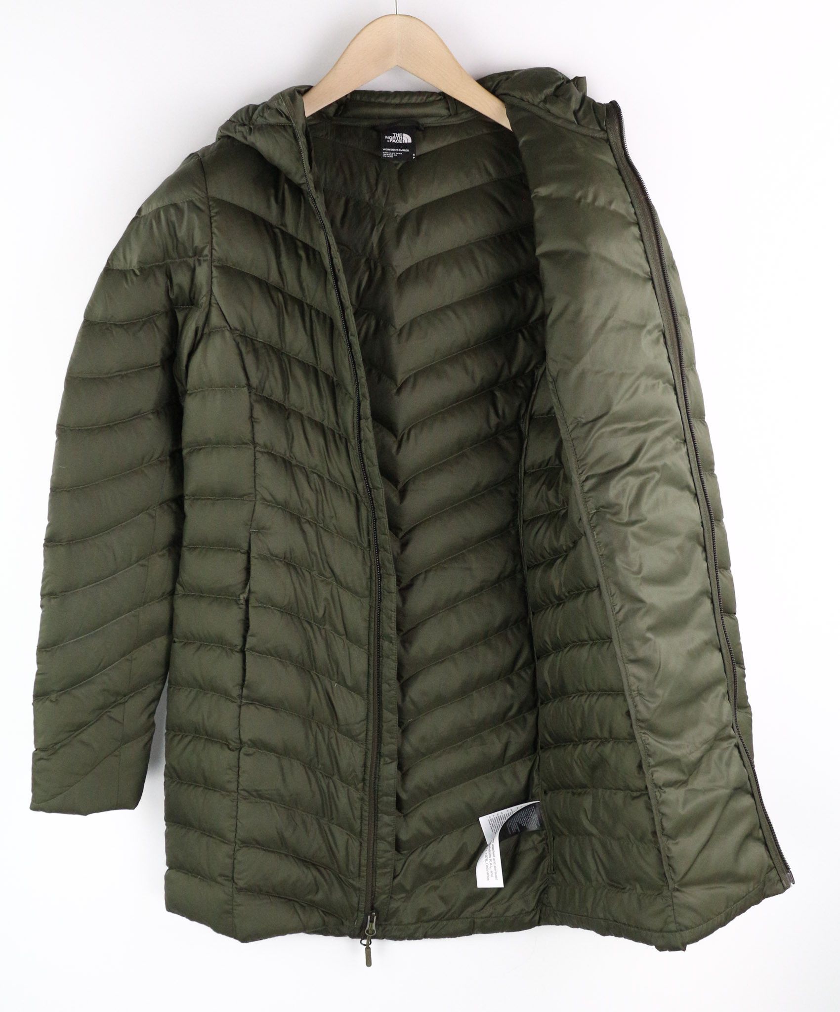 The North Face S 800 Down Hooded High Neck Jacket 79648 Size S / US 4 / IT 40 - 4 Thumbnail