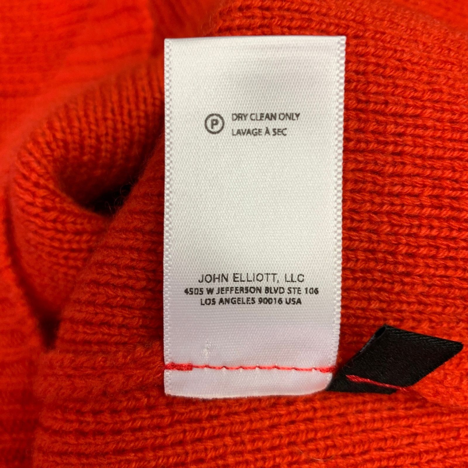 John Elliott JOHN ELLIOTT Size S Red Cashmere Crew Neck Sweater Size US S / EU 44-46 / 1 - 7 Thumbnail