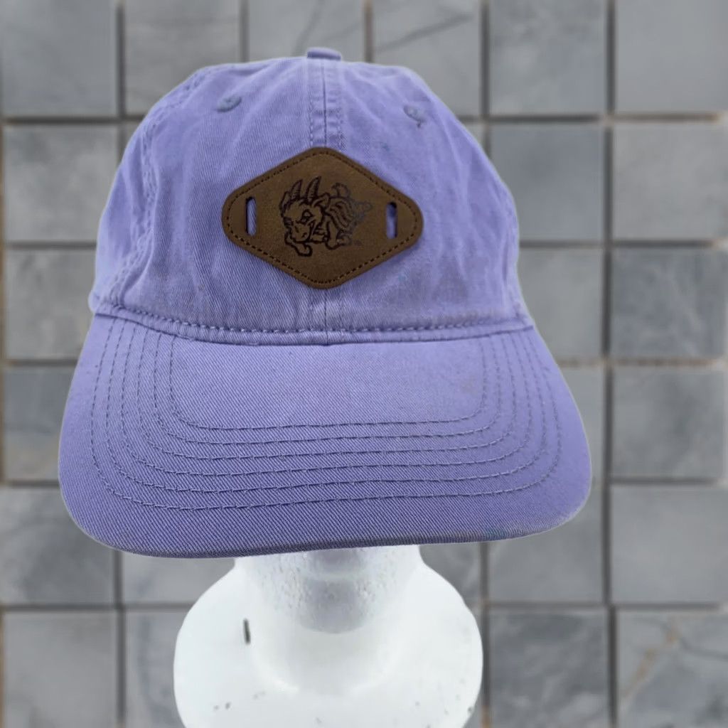 Express OC Sports Round Rock Express Hat Cap Strap Back Purple Brown Goat Patch Baseball Mens OSFM Size ONE SIZE - 1 Thumbnail